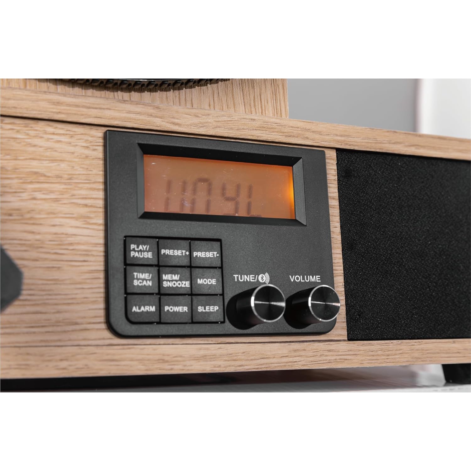 Fuse WRAP Vertical Vinyl Record Player Turntable with Bluetooth In/Out and FM Radio