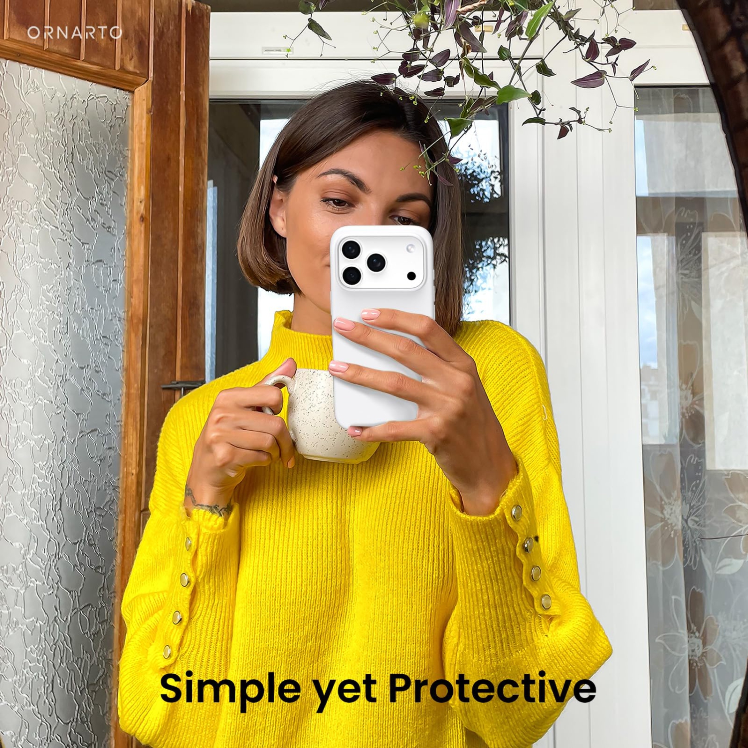 Compatible with iPhone 17 Pro Case,Slim Liquid Silicone 4 Layers Soft Gel Rubber Shockproof Protective Phone Case 6.3" with Anti-Scratch Microfiber