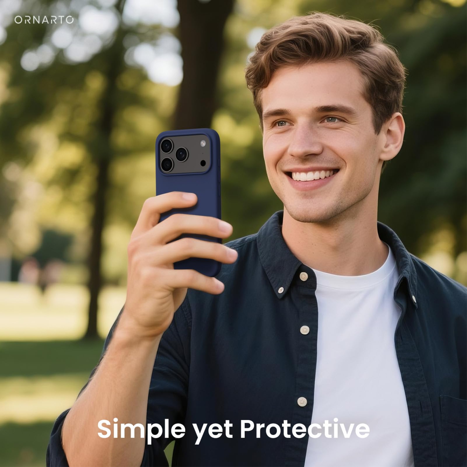 Compatible with iPhone 17 Pro Case,Slim Liquid Silicone 4 Layers Soft Gel Rubber Shockproof Protective Phone Case 6.3" with Anti-Scratch Microfiber