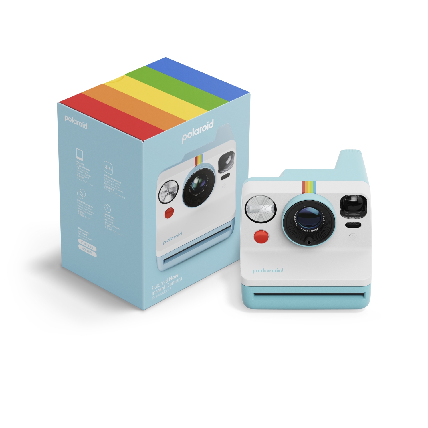 Polaroid Now Generation 3 Instant Camera - Arctic Blue
