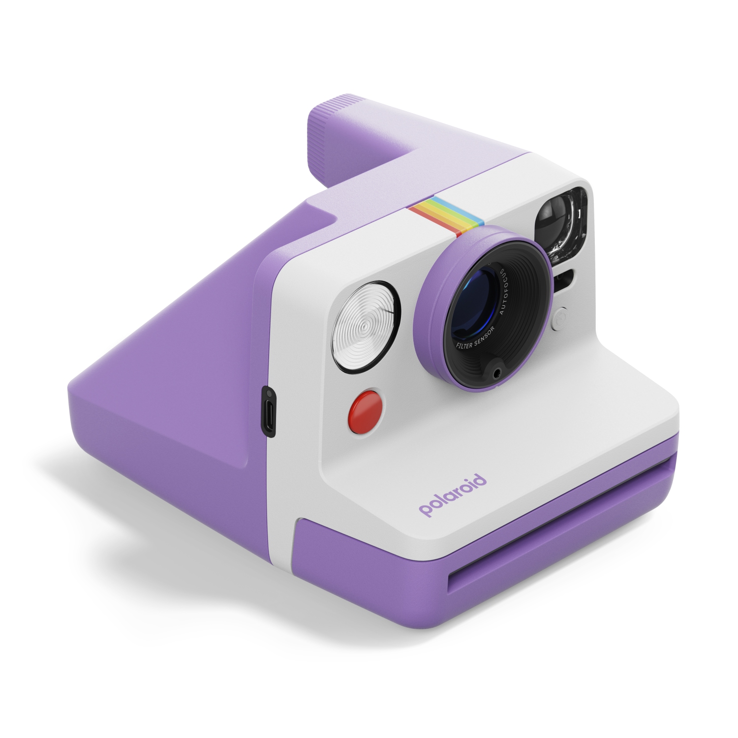 Polaroid Now Generation 3 Instant Camera + Color Film Bundle - Purple