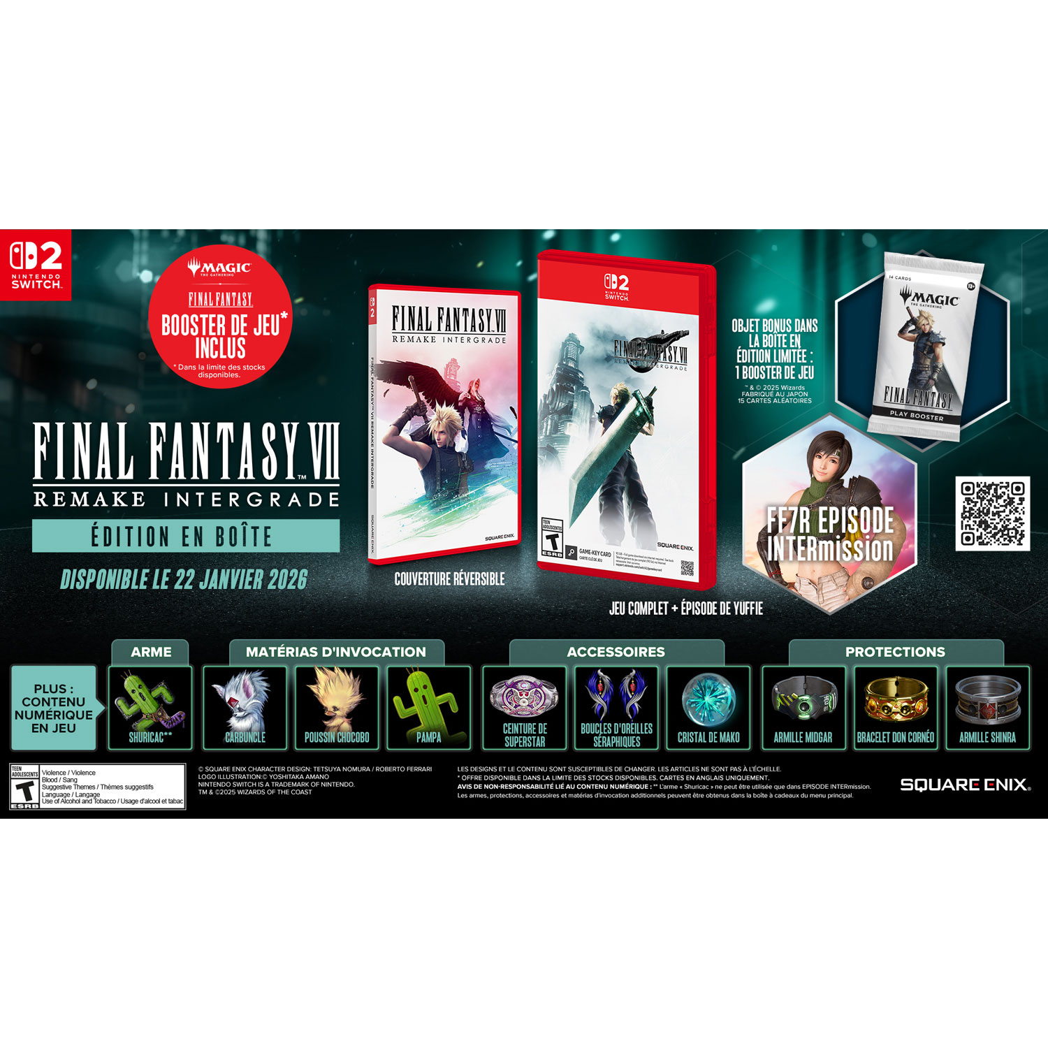 Nintendo Switch FINAL FANTASY VII REMAKE Pack SWITCH FINAL FANTASY VII AND VIII REMASTERED TWIN PACK : Amazon.ca