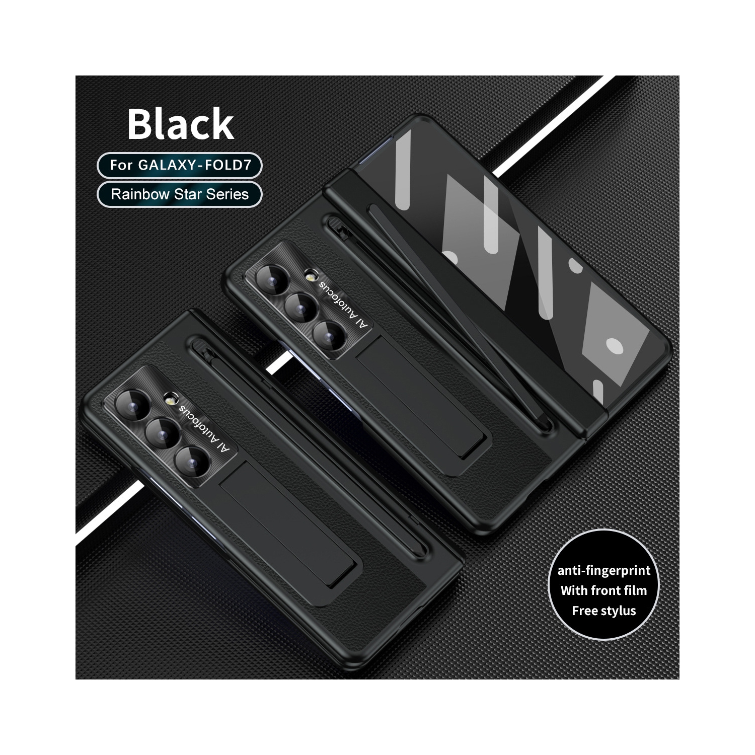 Pour les étuis Z Fold 7 de Samsung, les étuis à fente pour stylo, les protecteurs d'écran et les étuis tout-en-un à l'épreuve des chutes - bords