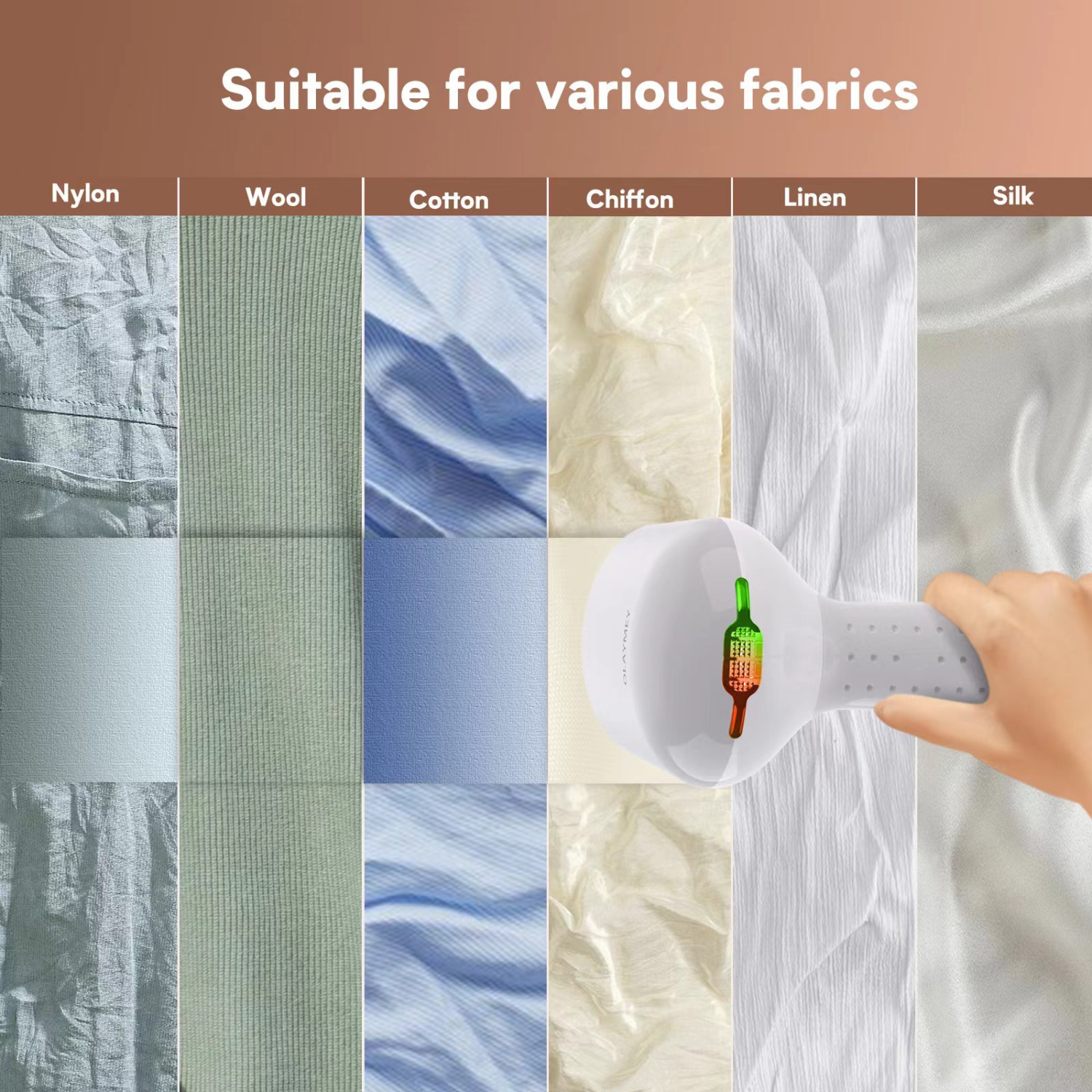 Portable Handheld Garment Steamer with 1000W Supercharged Steam and 220ml Capacity, 20-Second Rapid Heat, 360° Leak-Proof, Suitable for Multiple