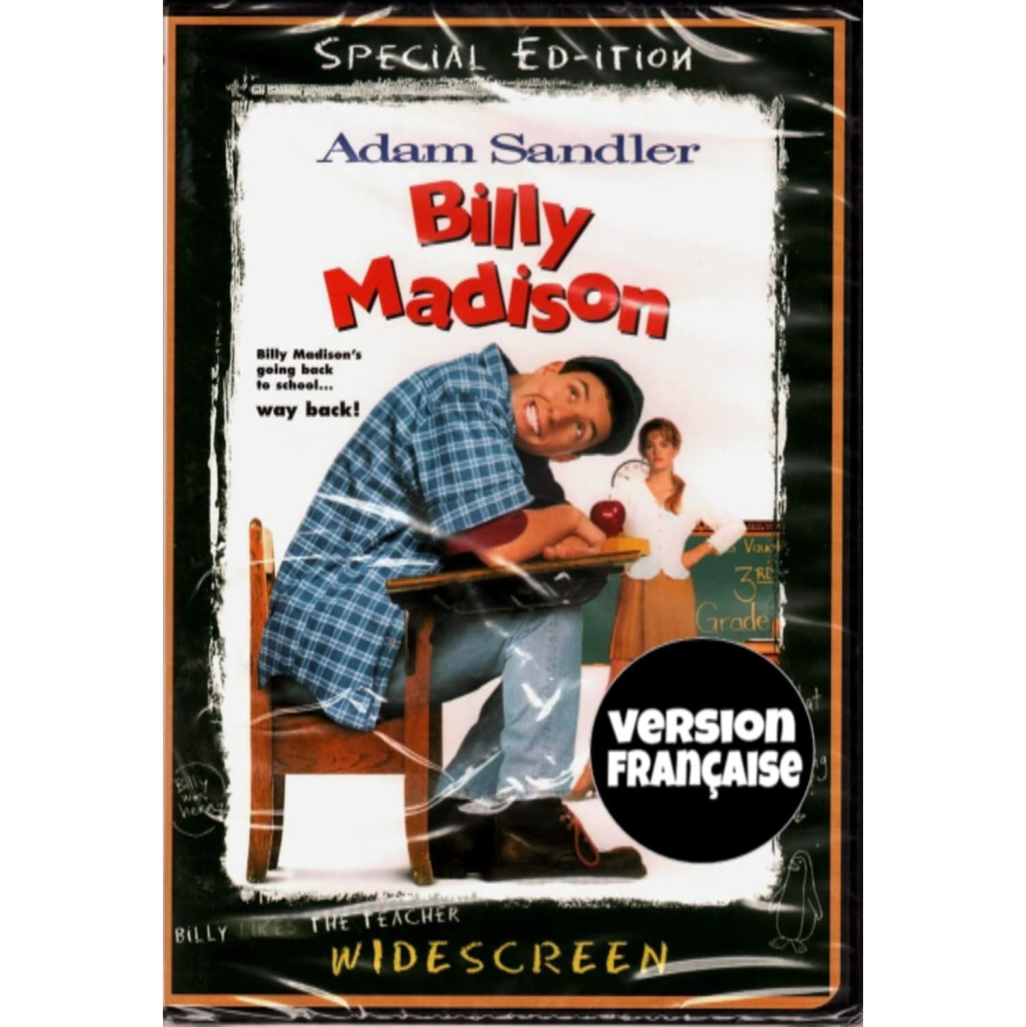 Billy Madison: Édition Spéciale [English/French] 1995 [Widescreen] Régie au Québec [Cover Bilingue] - [DVD]