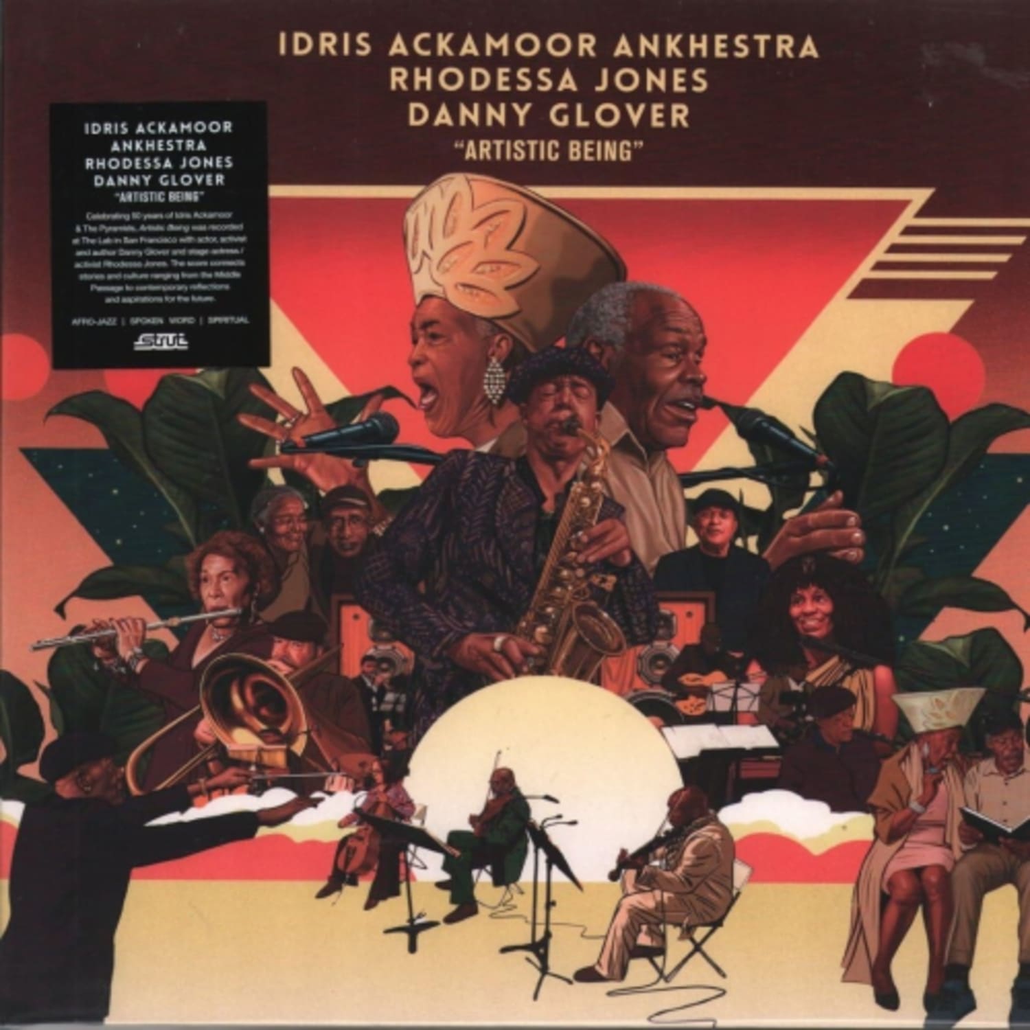 IDRIS ACKAMOOR ANKHESTRA DANNY GLOVER RHODESSA JONES - ARTISTIC BEING [INDIE EXCLUSIVE]- [Vinyl]