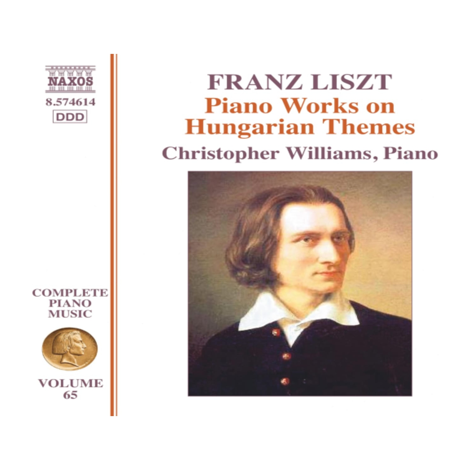 Christopher Williams - Liszt: Complete Piano Music, Vol. 65 - Piano Works on Hungarian Themes - [CD]