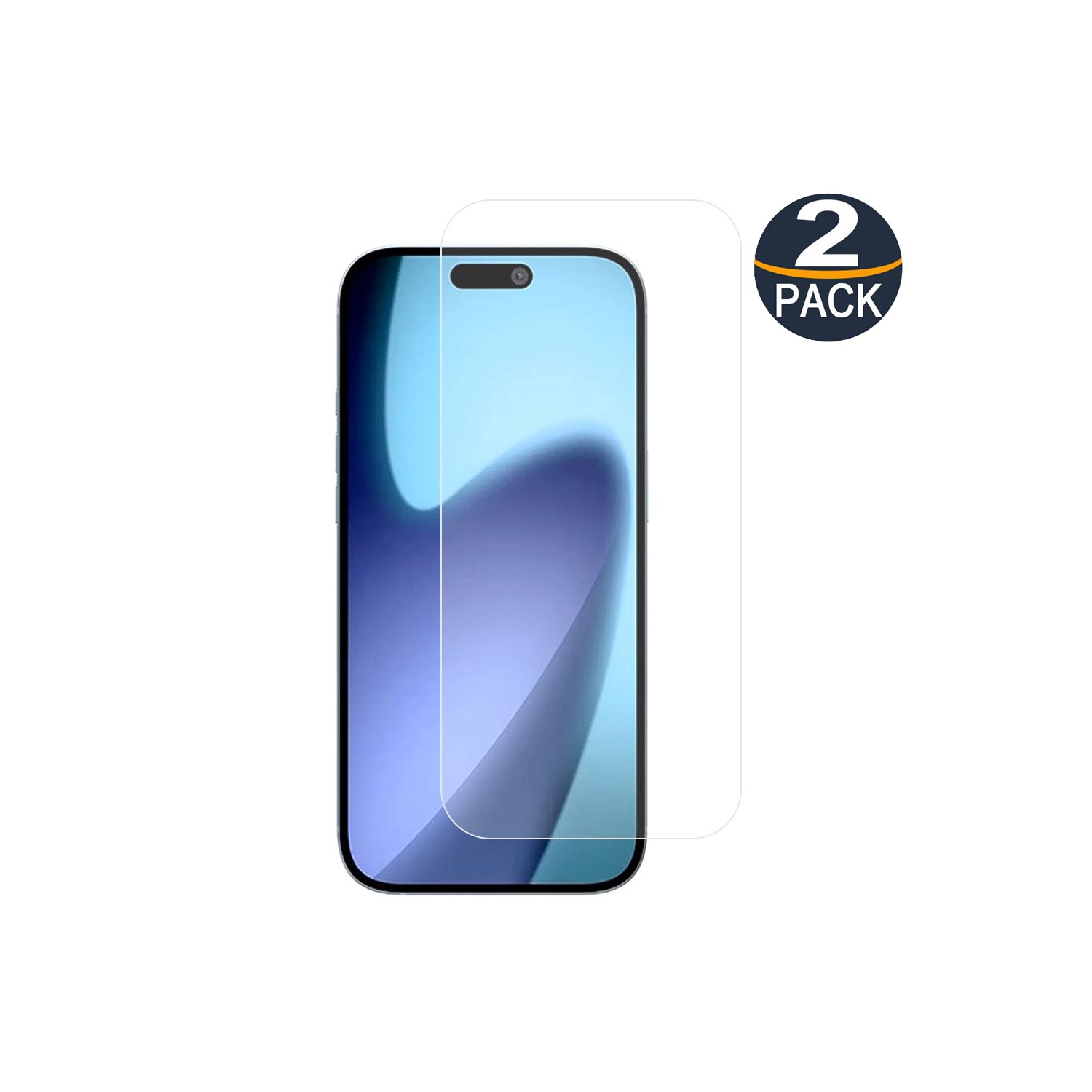 [2 paquets] Protecteur d'écran en verre trempé Premium de CSmart pour iPhone 17 Air, étui et sans bulles