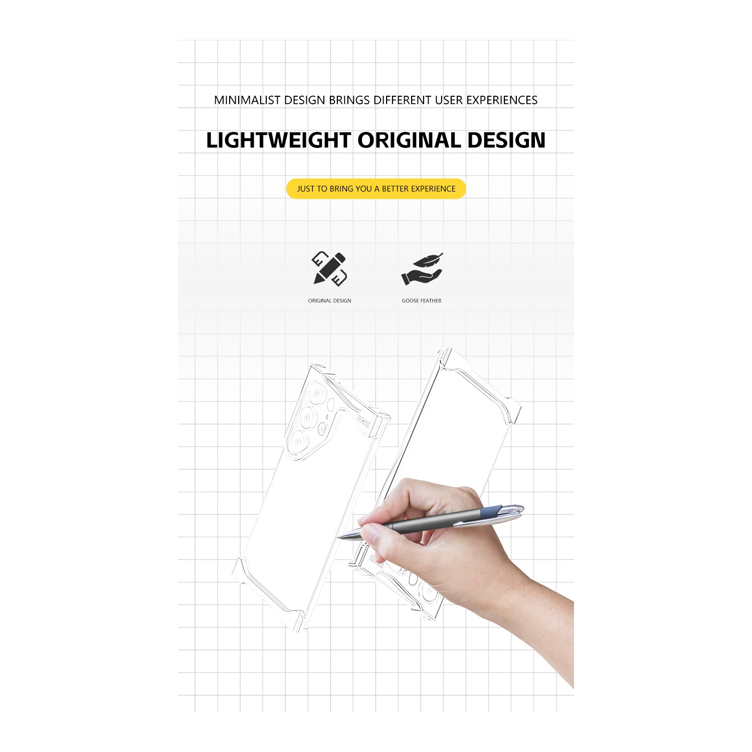 Compatible Samsung S24 Ultra protective case aluminum alloy shell, heat dissipation, drop resistance, with frameless metal corner pads -Gold
