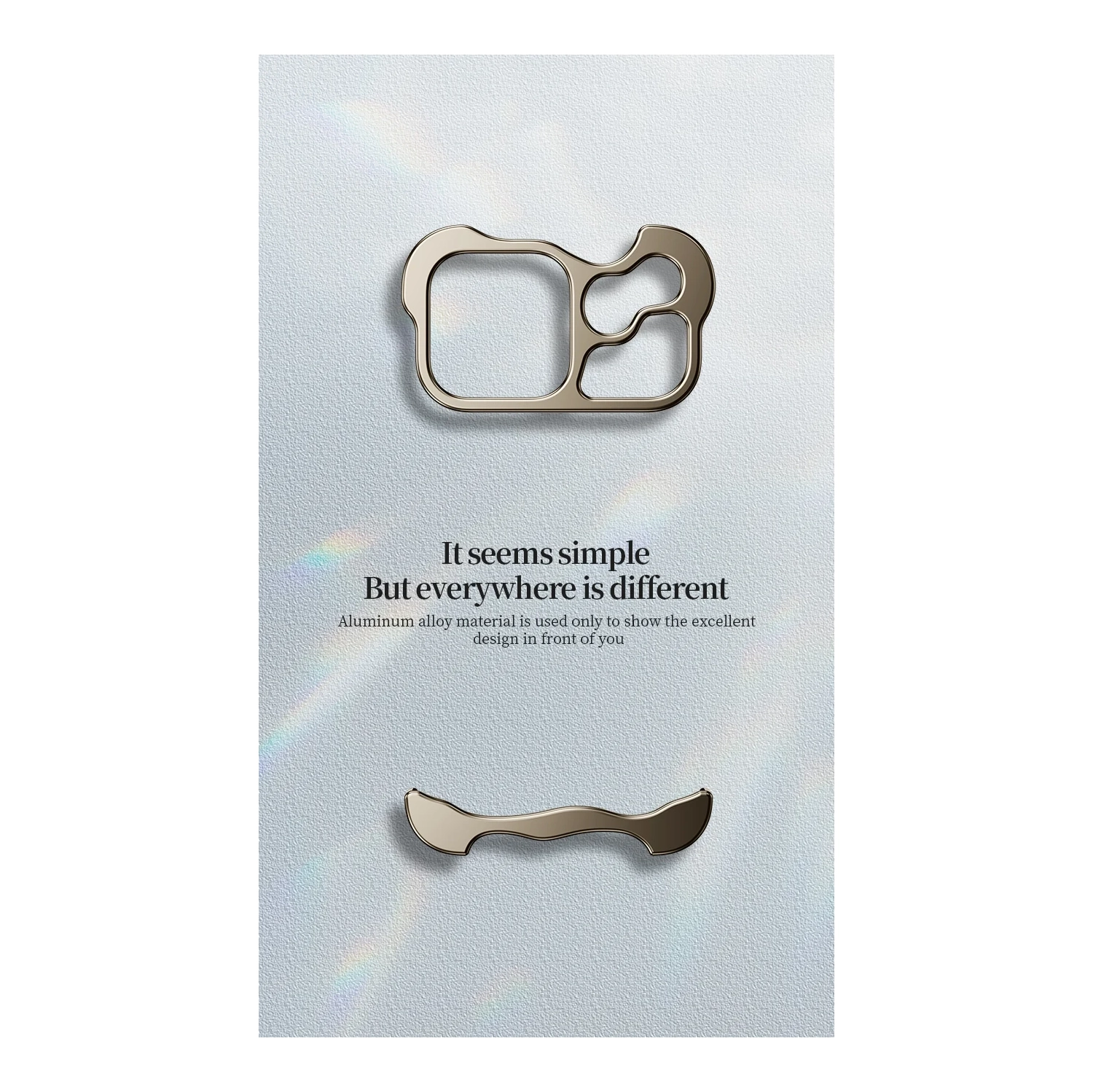 Compatible with iPhone 17 Pro Max, Frameless, Metal Corner Pad, Aluminum Alloy Case with Nude Lens Case - Gray