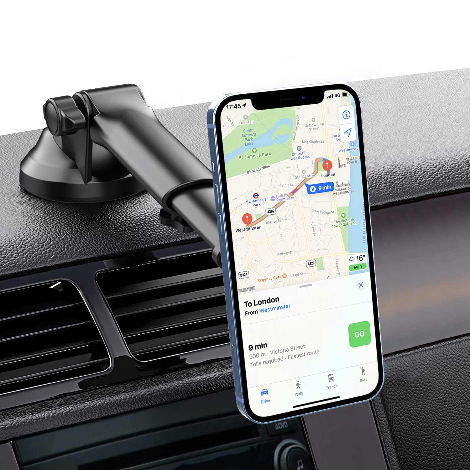 Hot selling suitable for Apple magsafe magnetic bracket car mobile phone holder magnetic retractable suction cup