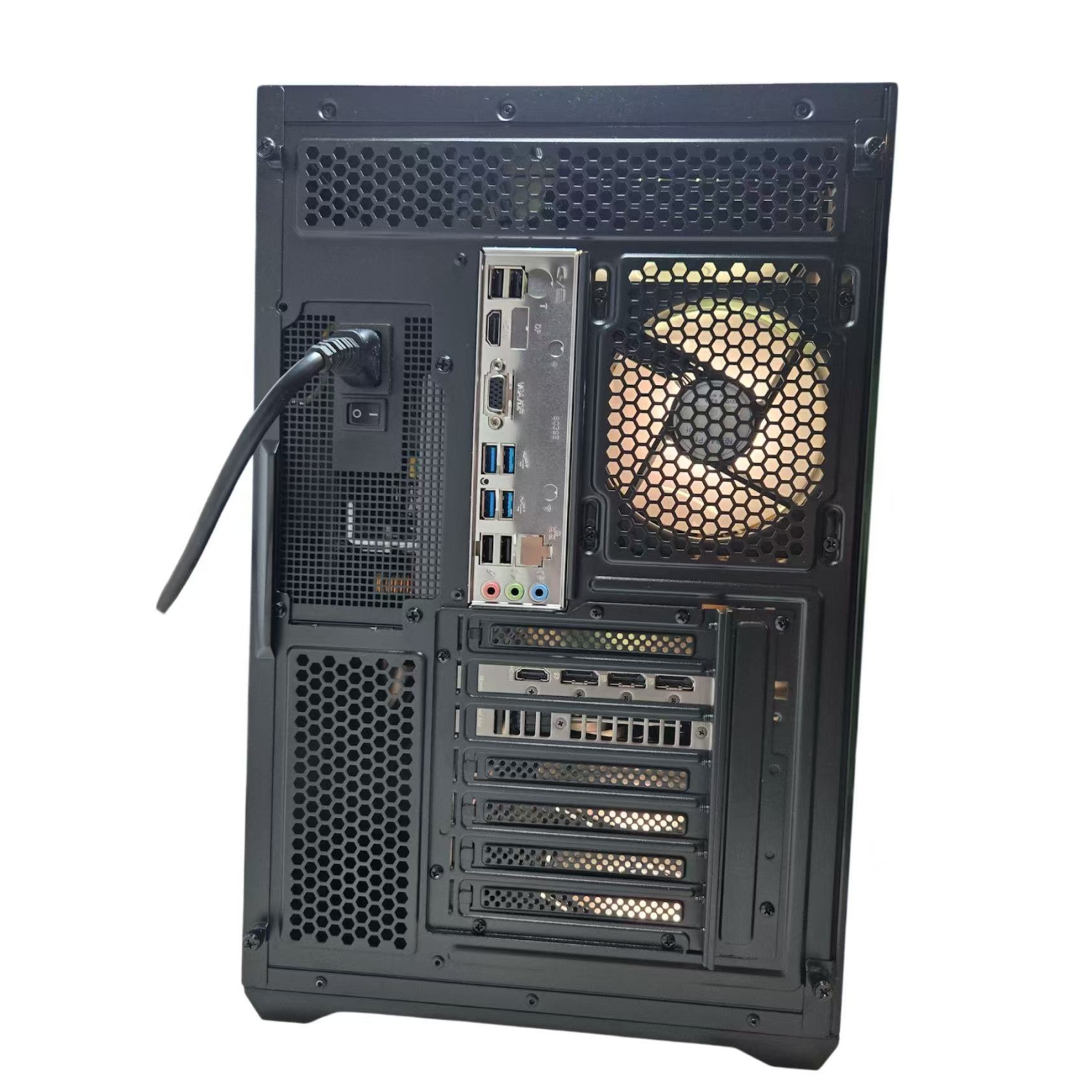 TECHBYTES Atlas | Custom Gaming PC | AMD 9070XT | Ryzen 7 7800X3D 4.2 GHz | DDR5 32GB RAM 5600 MHz | 1 TB NVMe SSD | Wi-fi | Windows 11 Pro | Black