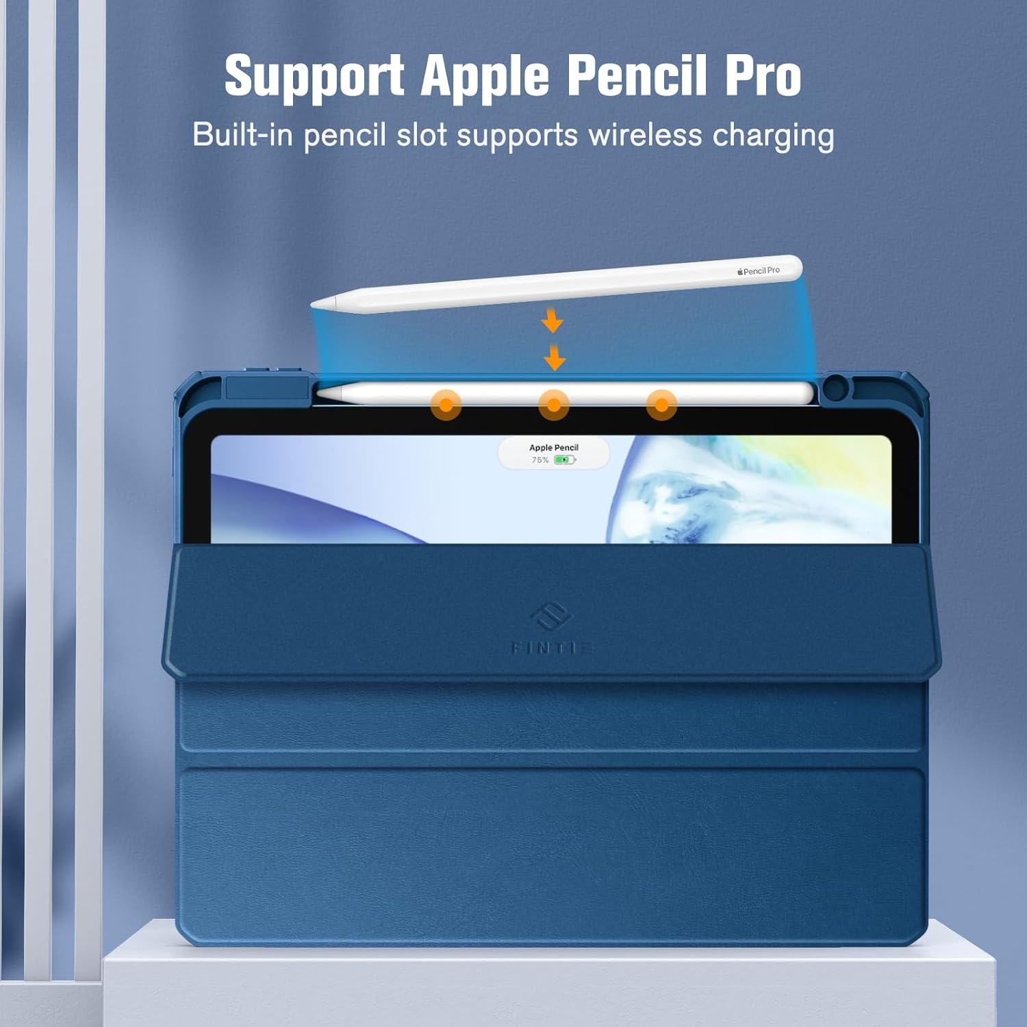 Fintie Hybrid Slim Case for iPad Air 11-inch M3 / M2 (2024), iPad Air 5th (2022) / 4th Generation (2020) 10.9 Inch - Shockproof Cover with Clear Back