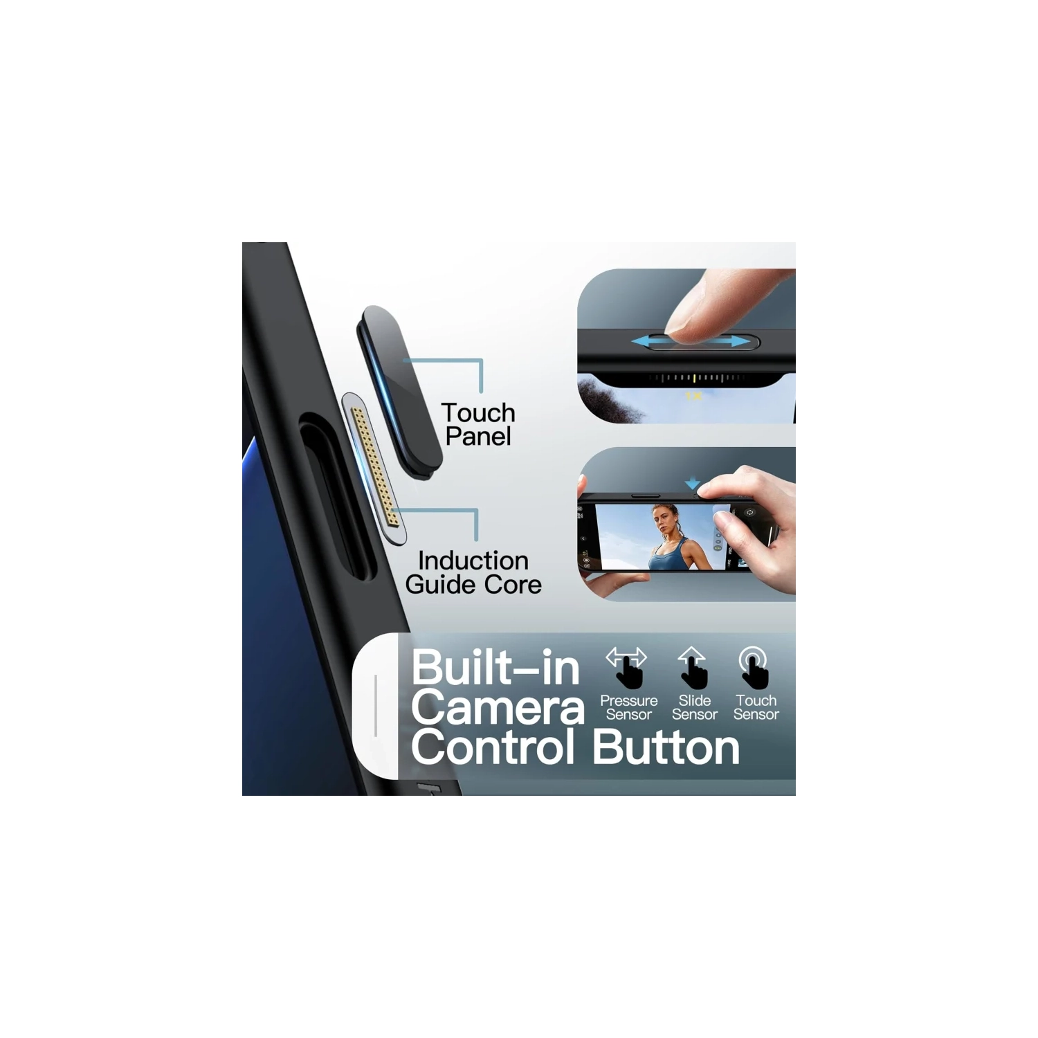 Magnetic Case for iPhone 17 Pro Max 6.9" [MagSafe Compatible] Shockproof Slim Matte Translucent Cover with Camera Button – Black