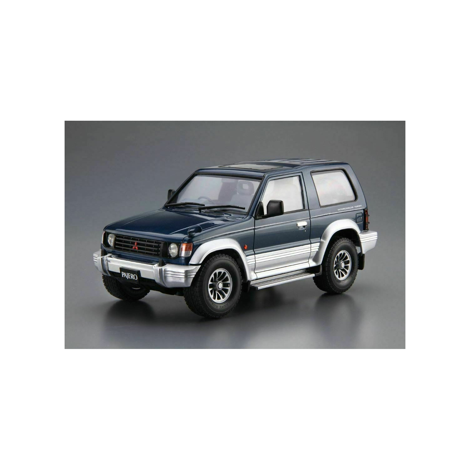 Aoshima 1/24 MITSUBISHI V24WG PAJERO METAL TOP WIDE XR-II '91 Nouveau