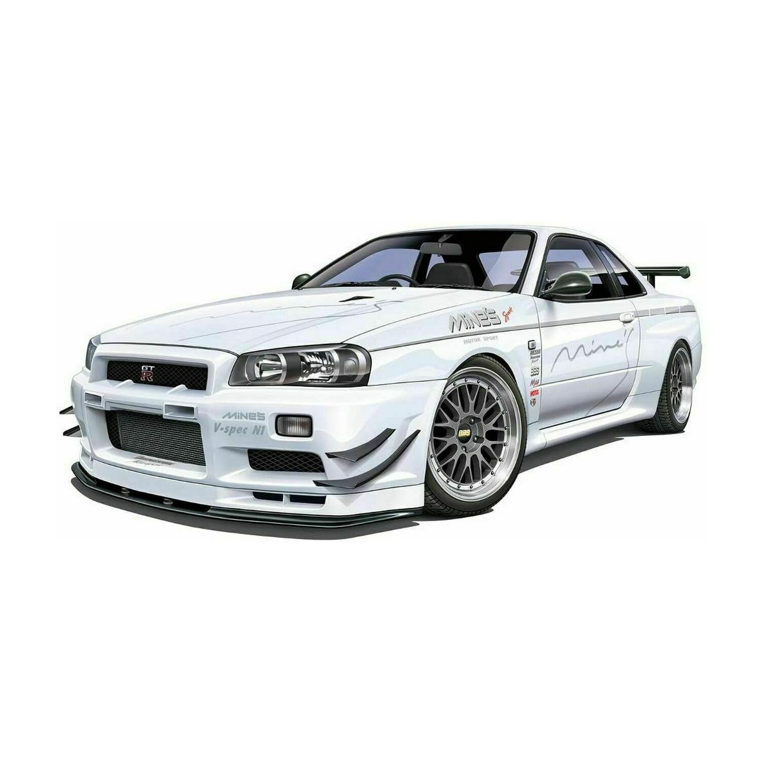 1/24 d'Aoshima BNR34 Skyline GT-R '02 Nouveau