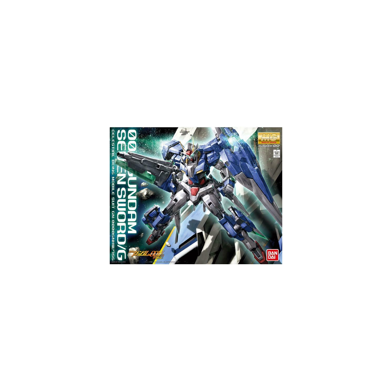 BANDAI Gundam MG 1/100 OO Gundam Seven Sword G Nouveau