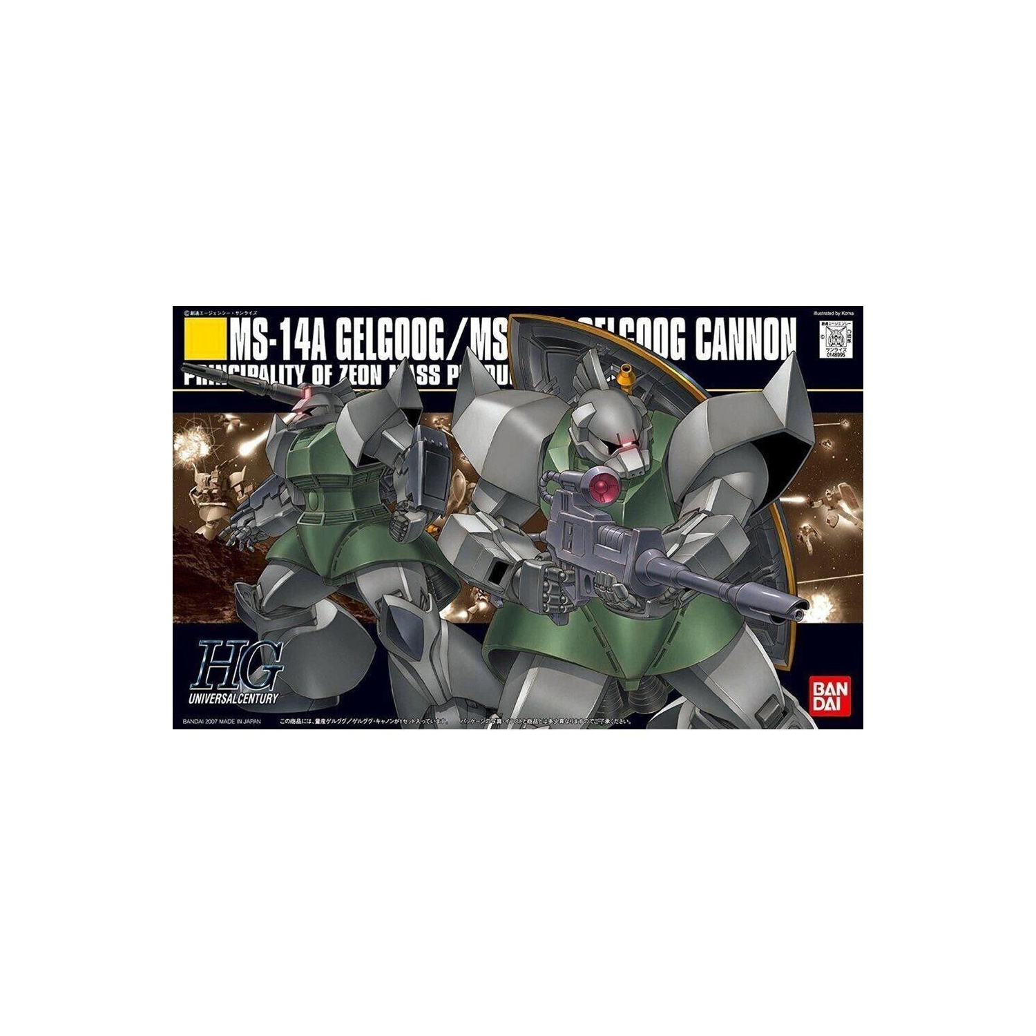 BANDAI Gundam HGUC 1/144 #76 Gelgoog Canon Nouveau