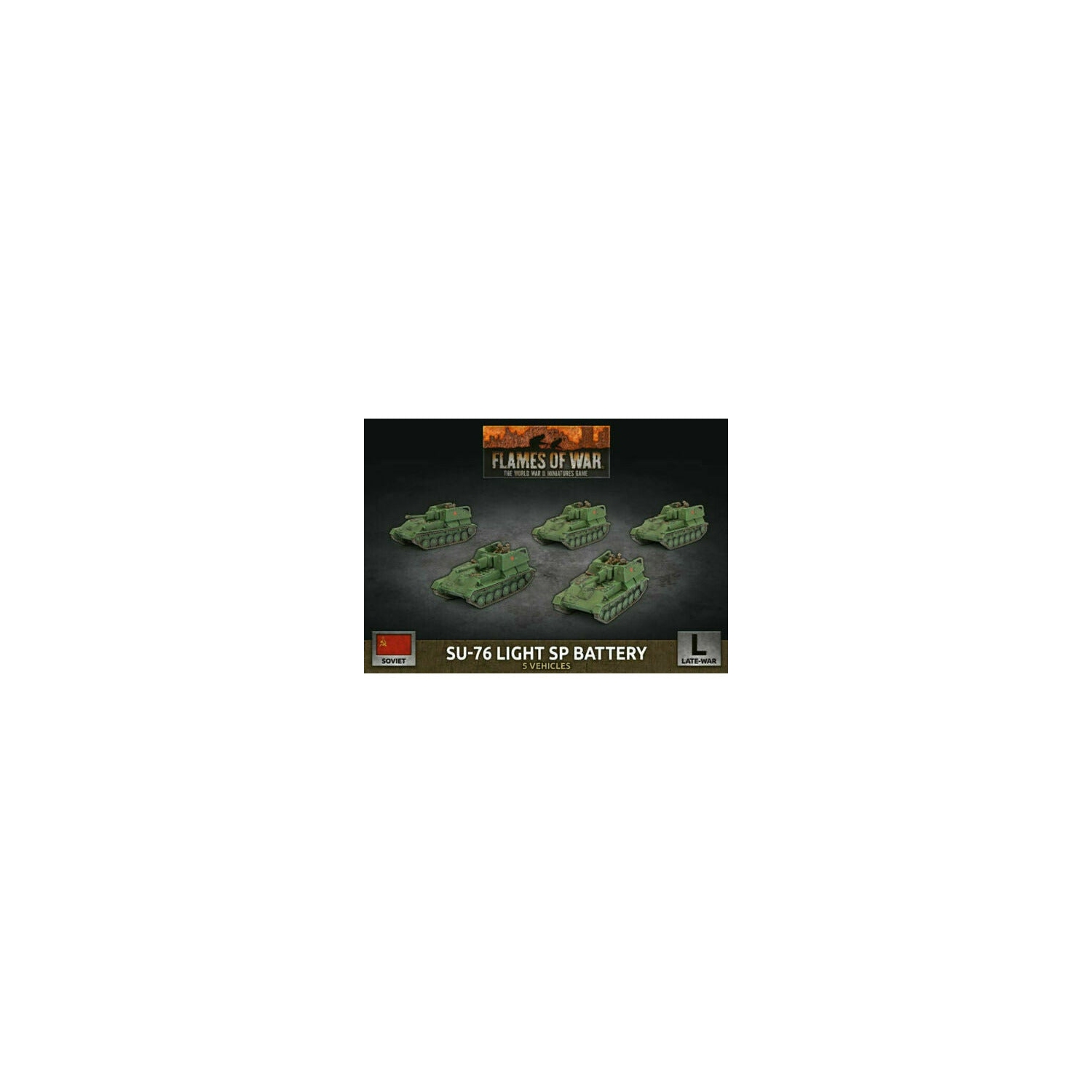 Flames of War Soviet SU-76 Light SP Battery Nouveau