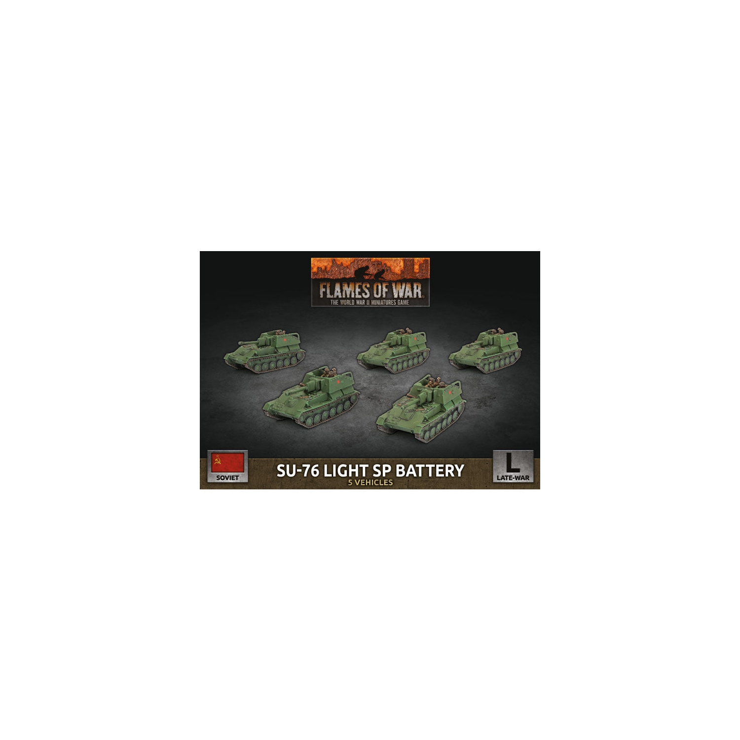 Flames of War Soviet SU-76 Light SP Battery Nouveau