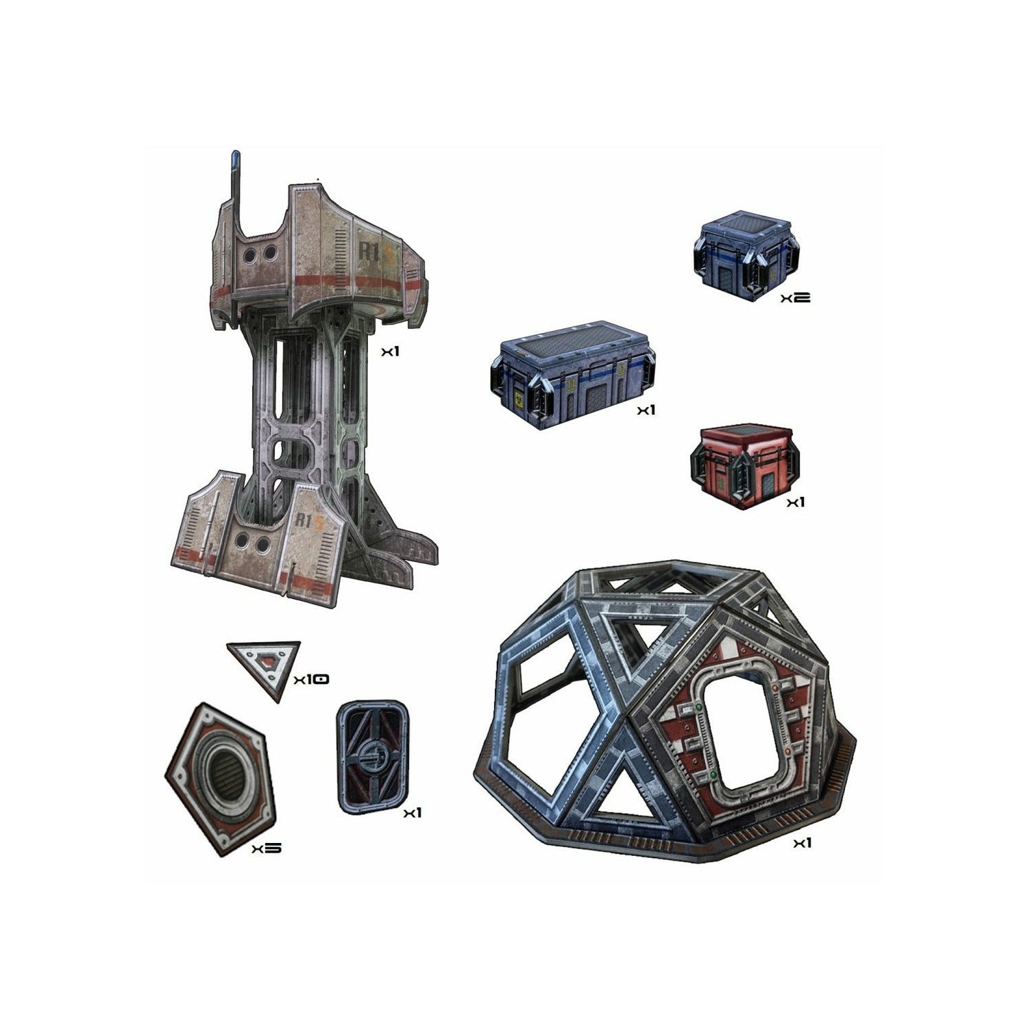 BATTLE SYSTEMS TERRAIN - OUTLANDS EXPLORER STATION NEW