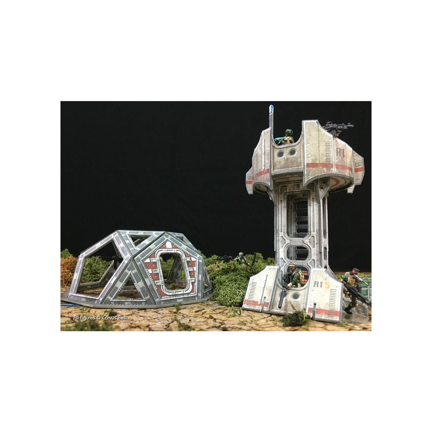 BATTLE SYSTEMS TERRAIN - OUTLANDS EXPLORER STATION NEW