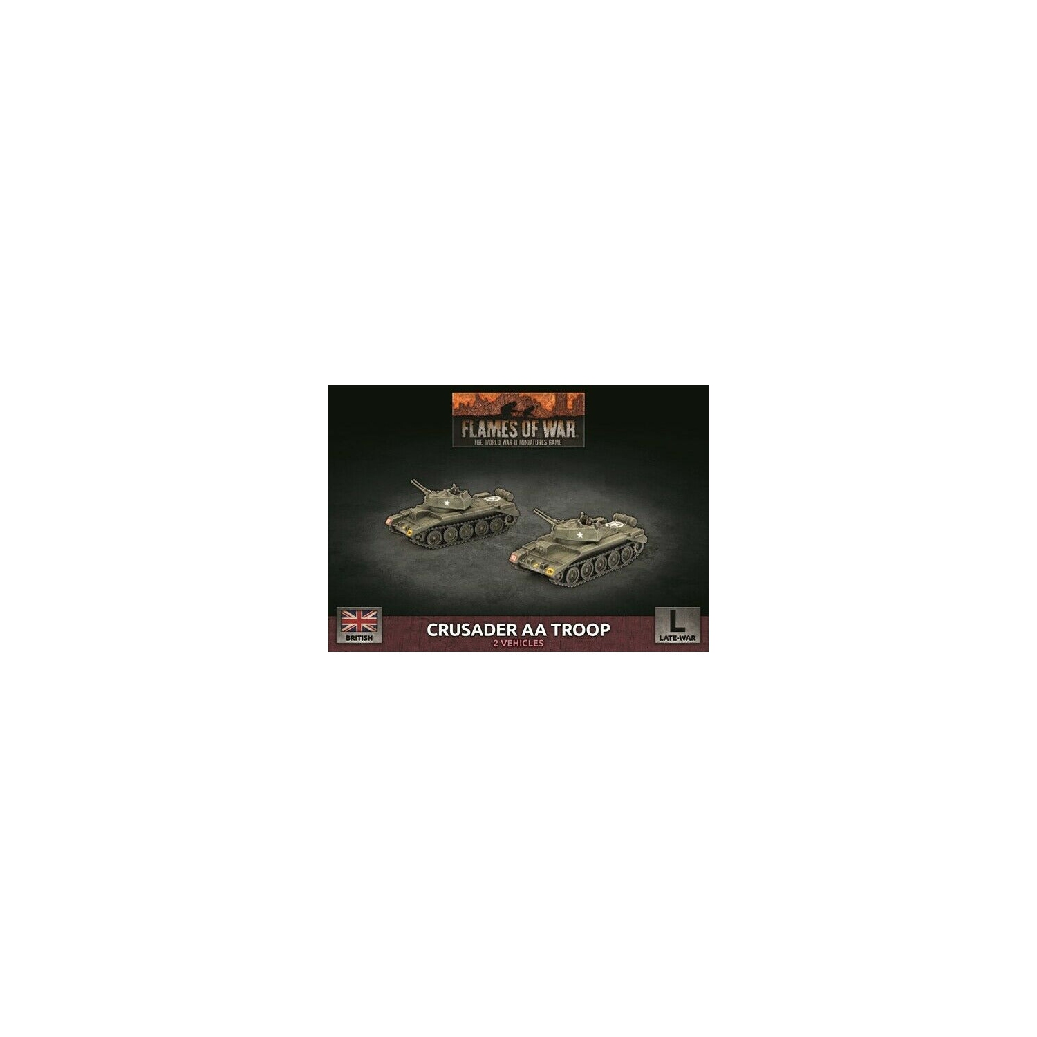 Flames of War British Crusader AA Troop Nouveau