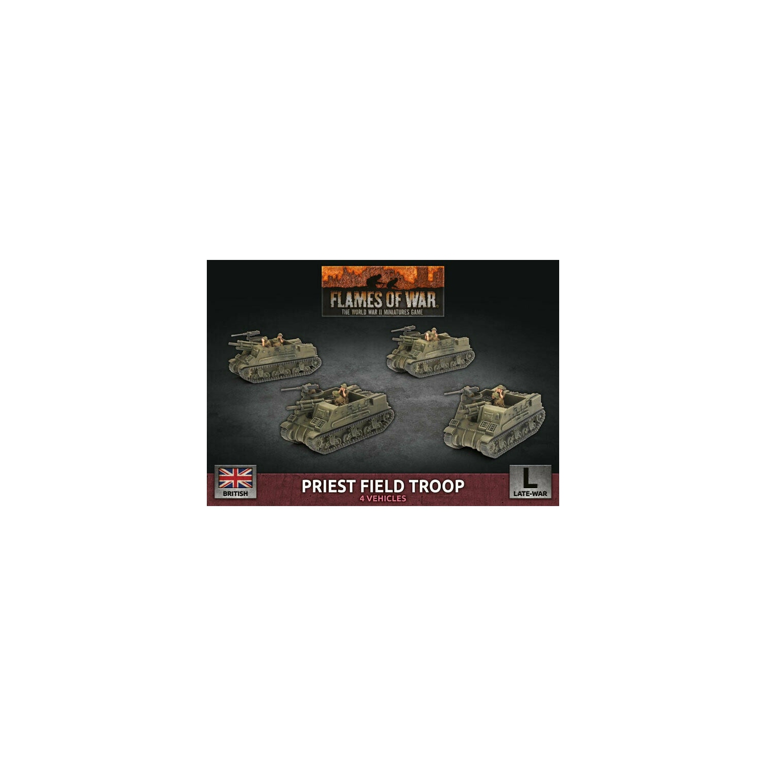 Troop britannique de terrain du prêtre Nouveau