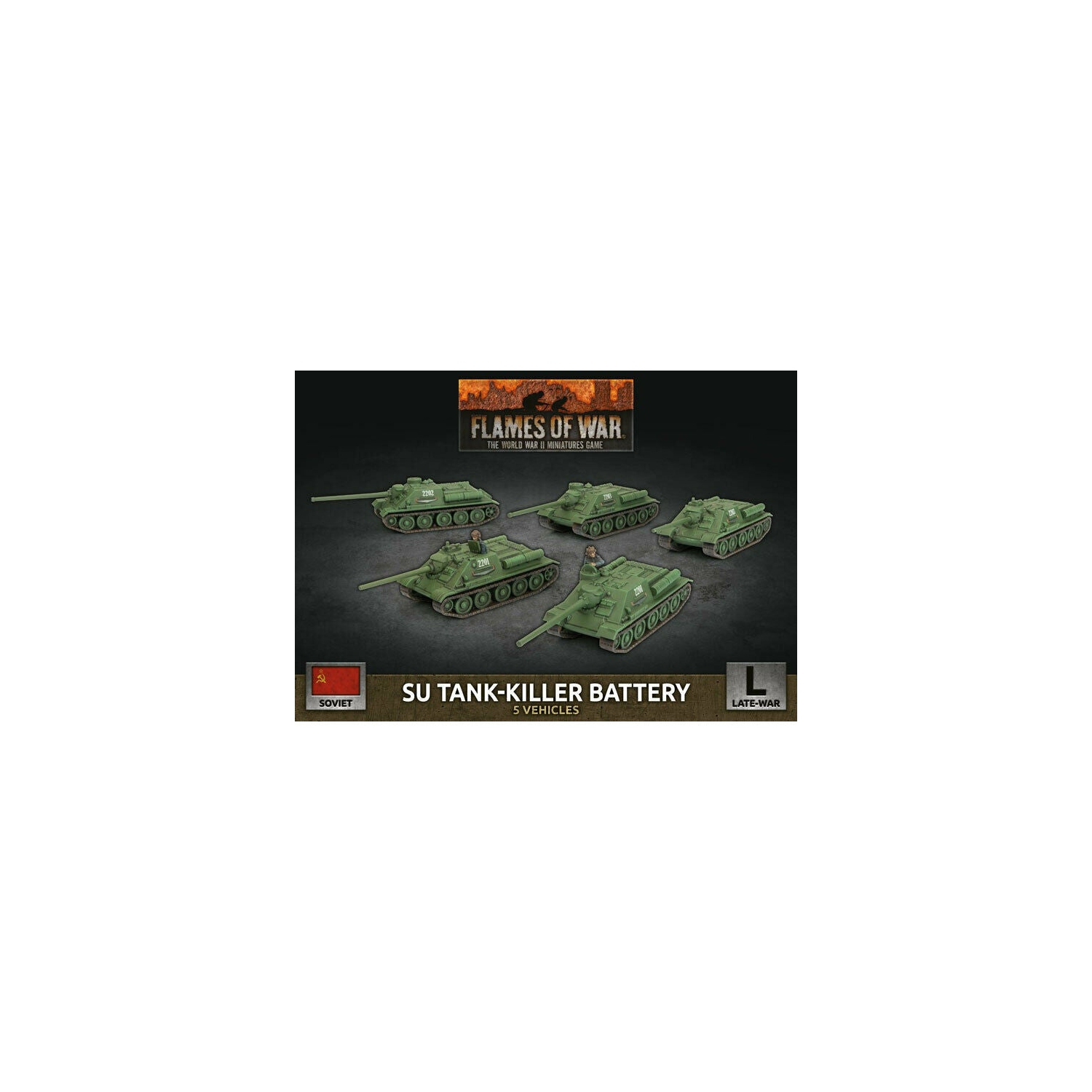 Flames of War SU Tank-Killer Batterie SU soviétique Nouveau