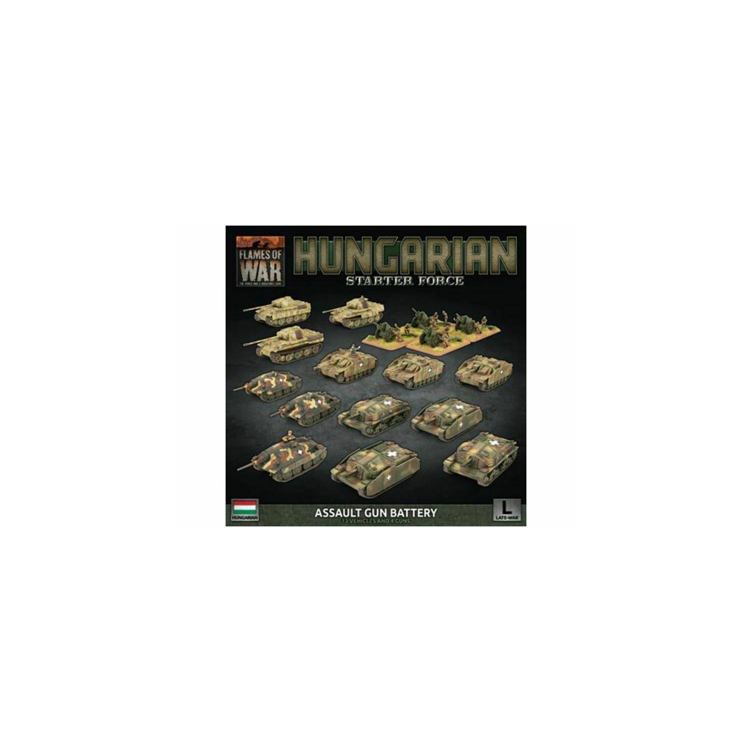 Flames of War Hungarin Starter Force Zrinyi Pile du pistolet d'assaut New