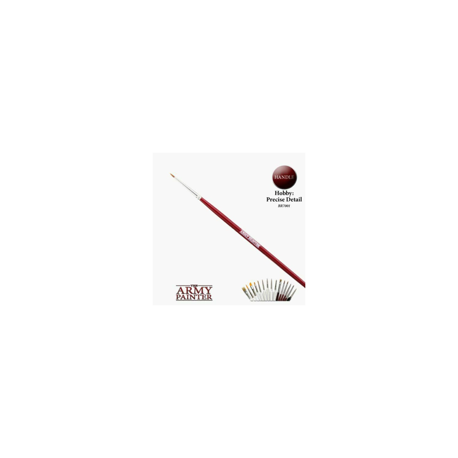 Pinceau de bricolage de peintre d'armée - Détail précis BR7001 Nouveau