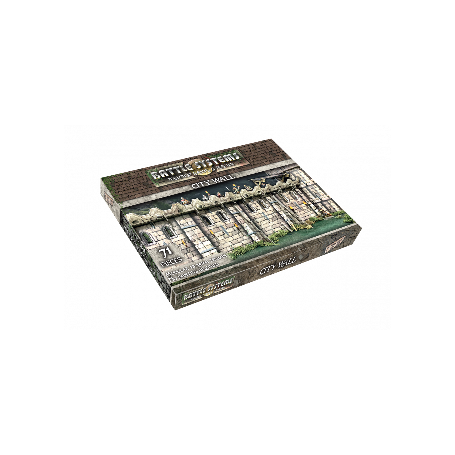 BATTLE SYSTEMS TERRAIN CITY WALL NEW