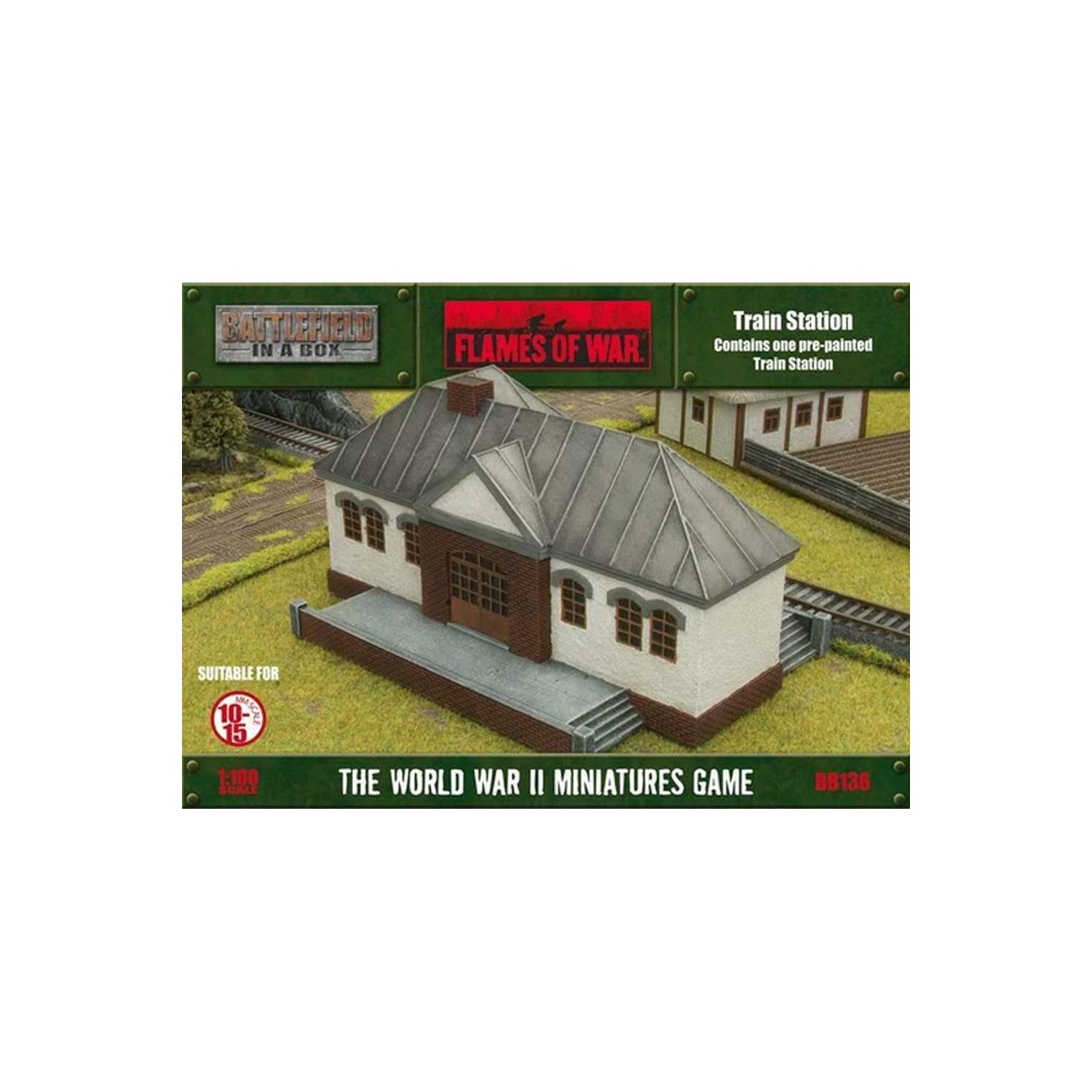 GARE BATTLEFIELD DANS UNE BOÎTE DE TRAIN NEUVE