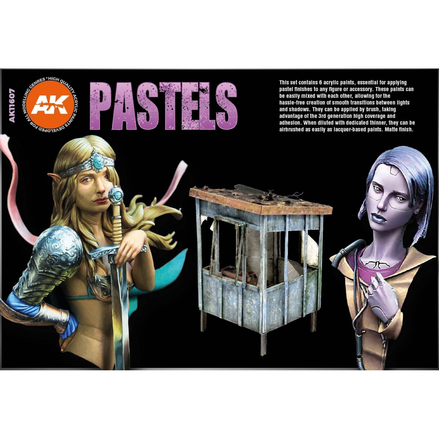 AK Interactive Pastels Colors Set New