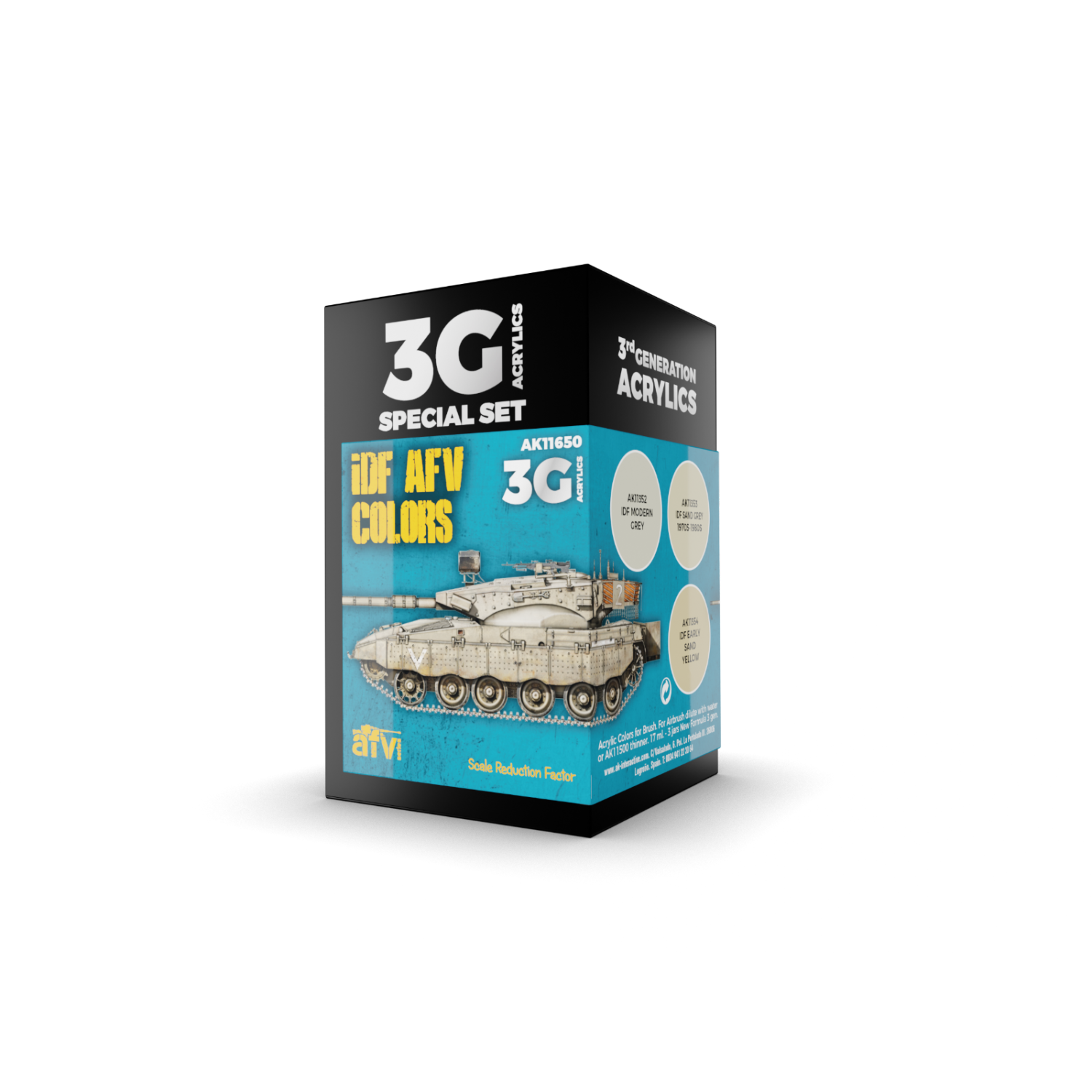 AK Interactive 3G IDF AFV Combos couleur Nouveau