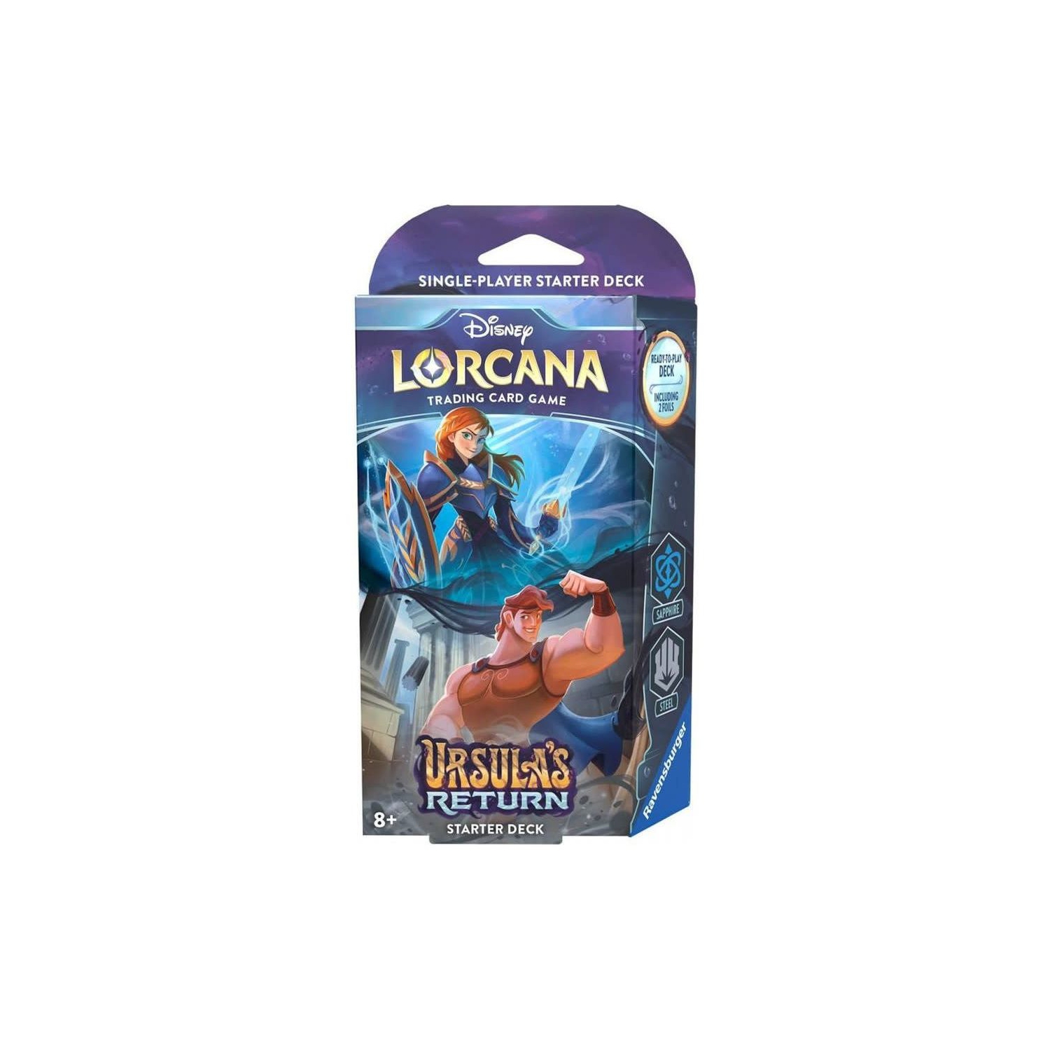 Disney Lorcana: Ursula's Return: Starter Deck - Sapphire / Steel New