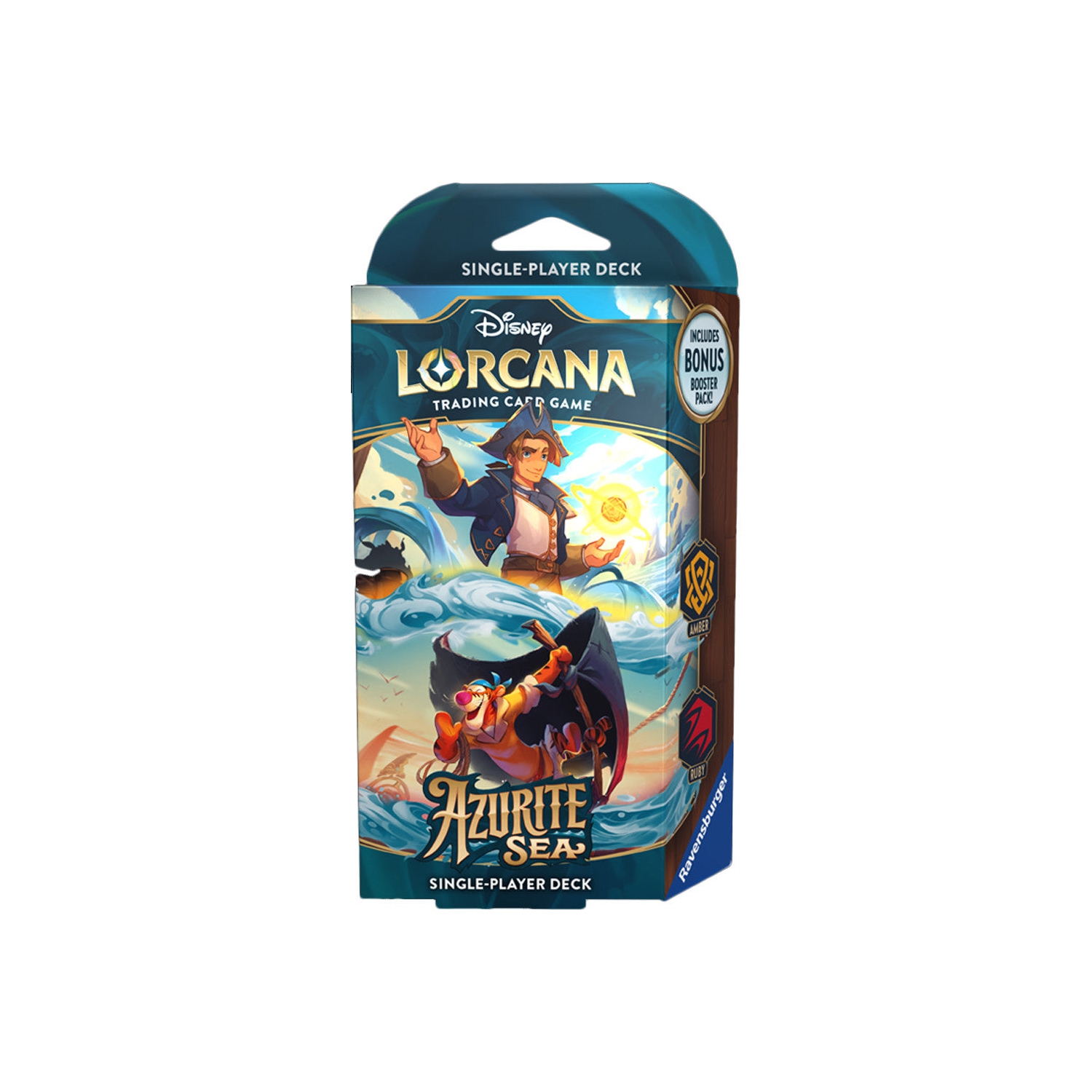 DISNEY LORCANA AZURITE SEA STARTER DECK - Amber/Ruby