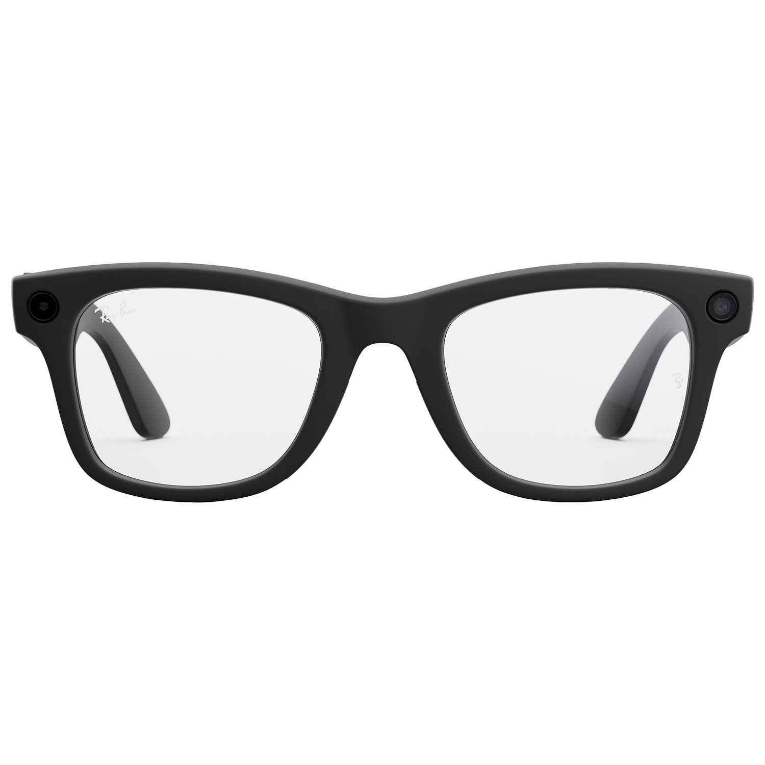 Ray-Ban | Meta Wayfarer Glasses with AI, Photo, Video, Audio & Messaging - Matte Black/Clear
