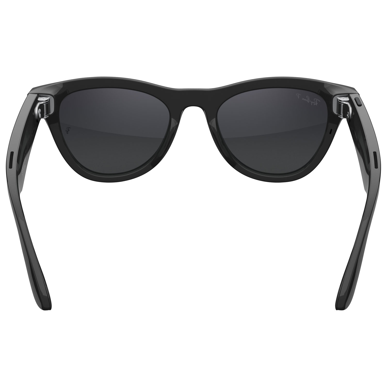Lunettes Skyler de Ray-Ban | Meta avec IA, photo, vidéo, audio et messagerie - Noir brillant/Verres polarisés graphite dégradé