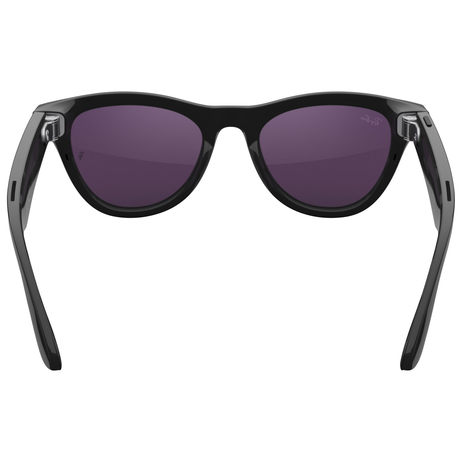 Ray-Ban | Meta Skyler Glasses with AI, Photo, Video, Audio & Messaging - Shiny Black/Transitions Amethyst
