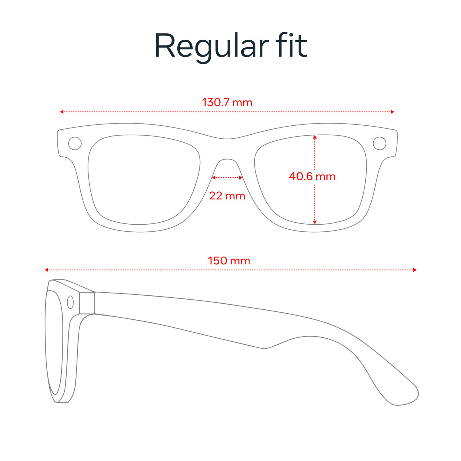 Ray-Ban | Meta Wayfarer Glasses with AI, Photo, Video, Audio & Messaging - Shiny Black/Green