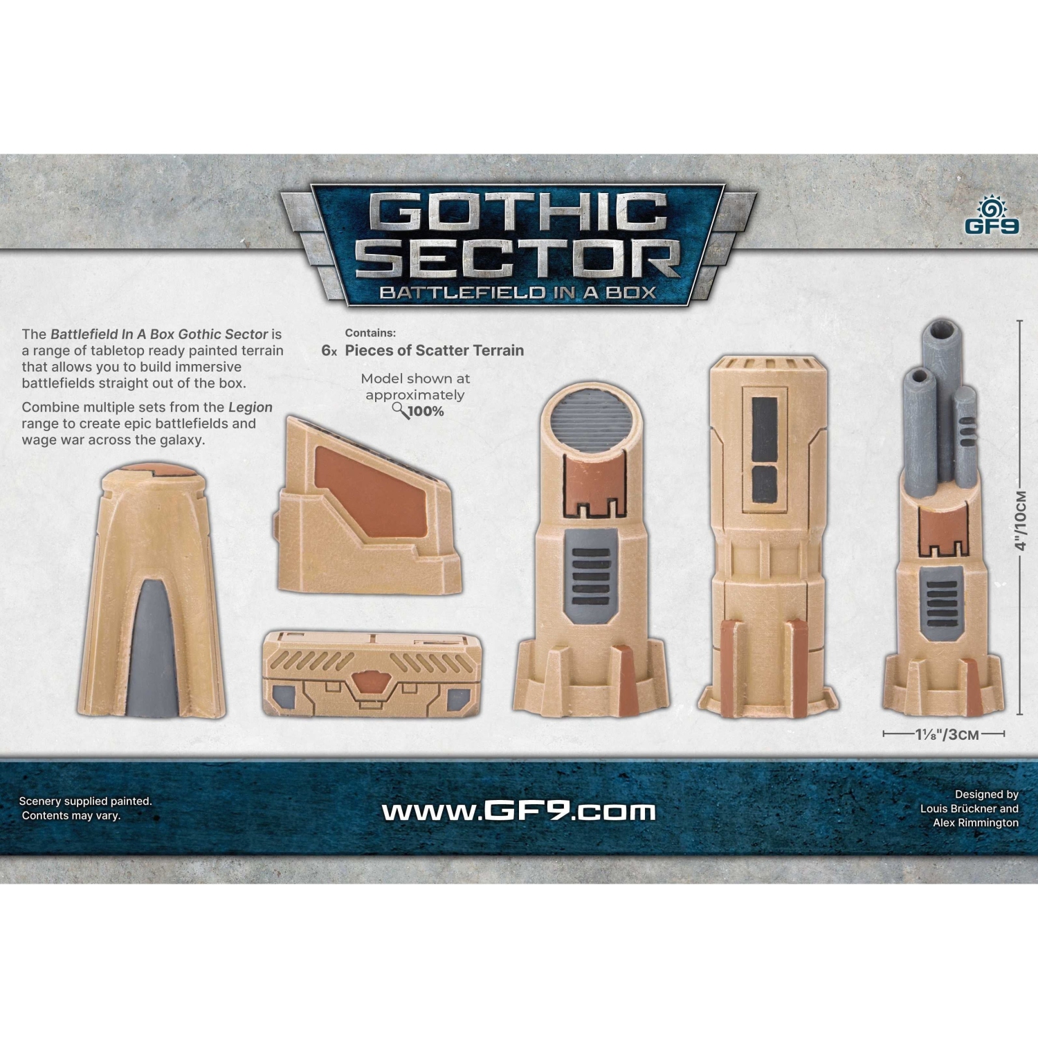 Secteur gothique&nbsp;: United Frontier Scatter Terrain