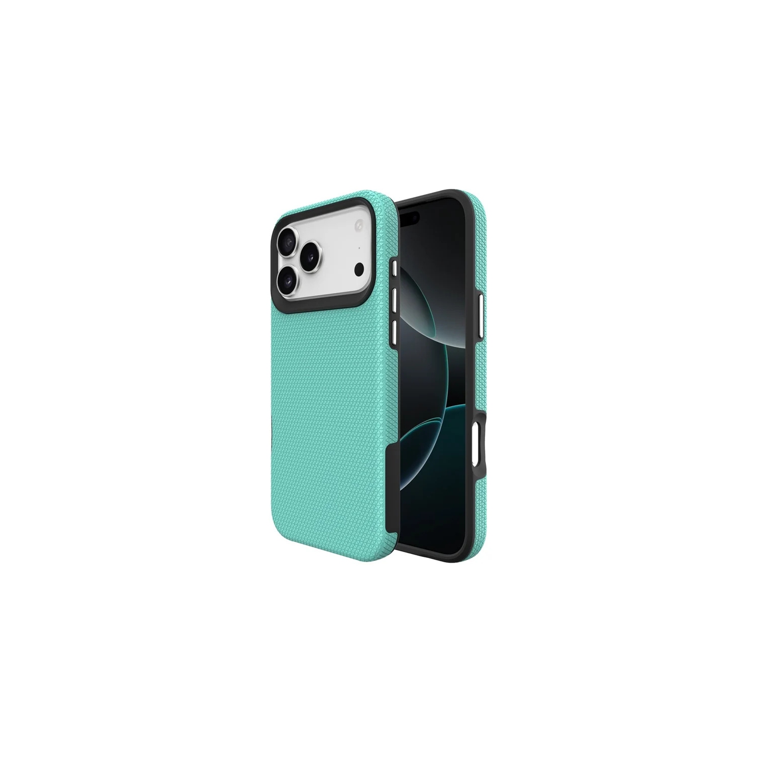 [CS] Slim Fitted Hard PC Shell Scratch Resistant Case Cover for iPhone 17 Pro, Teal