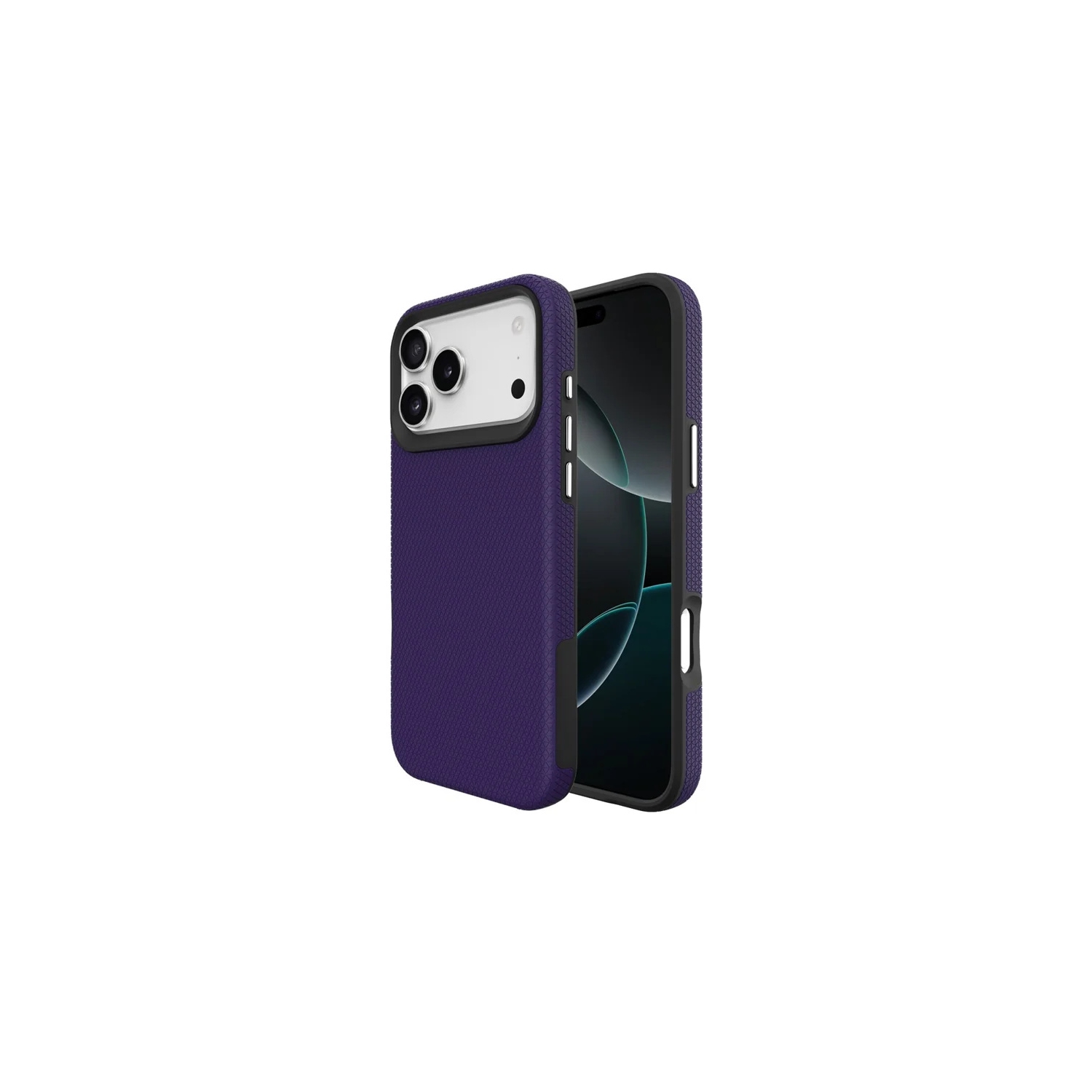 [CS] Slim Fitted Hard PC Shell Scratch Resistant Case Cover for iPhone 17 Pro, Purple