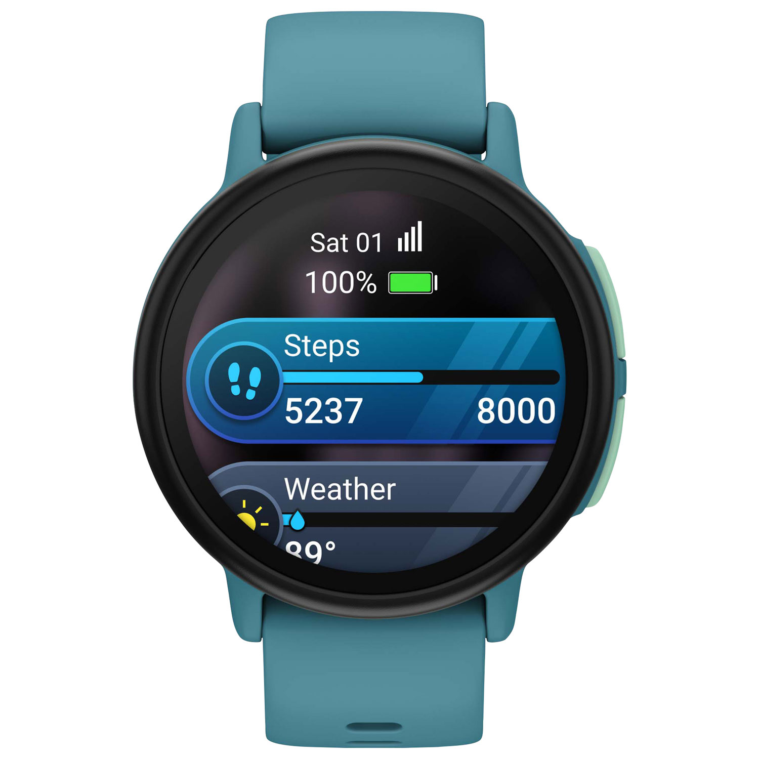 Montre intelligente de 43 mm pour enfants Bounce 2 de Garmin - Turquoise