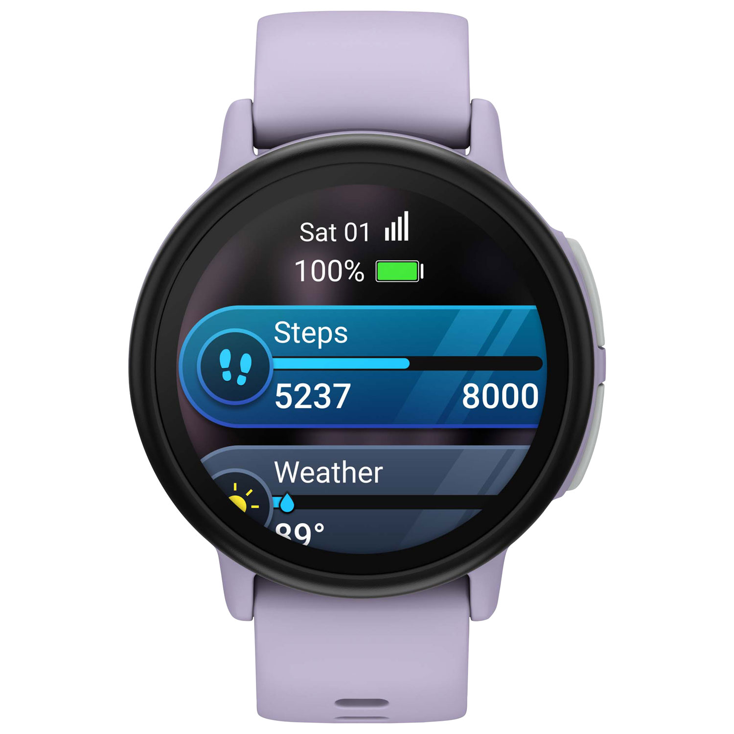 Montre intelligente de 43 mm pour enfants Bounce 2 de Garmin - Mauve pâle