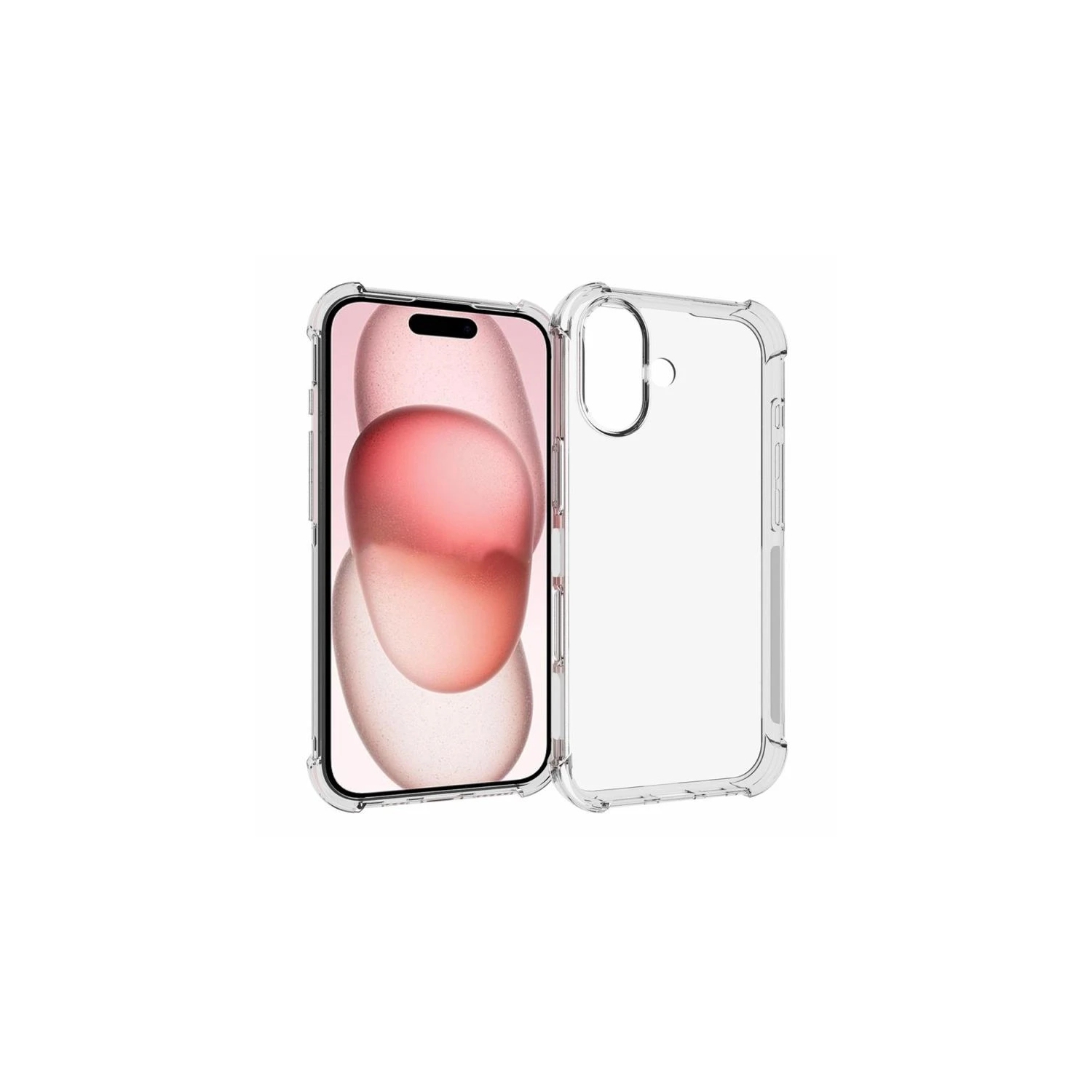 [CS] Thin TPU Bumper Soft Case Back Cover for iPhone 17, Clear