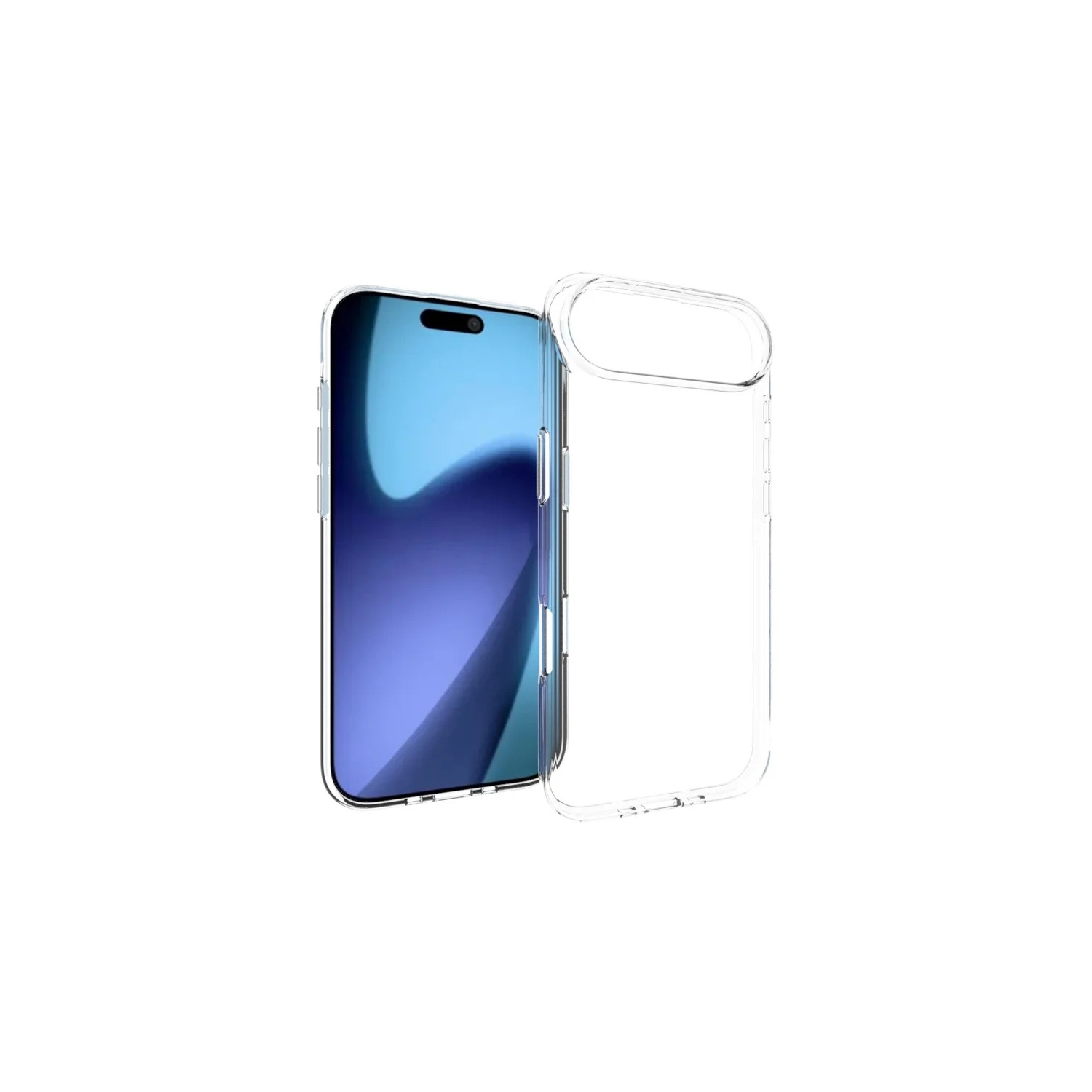 [CS] Thin TPU Bumper Soft Case Back Cover for iPhone 17 Air, Clear