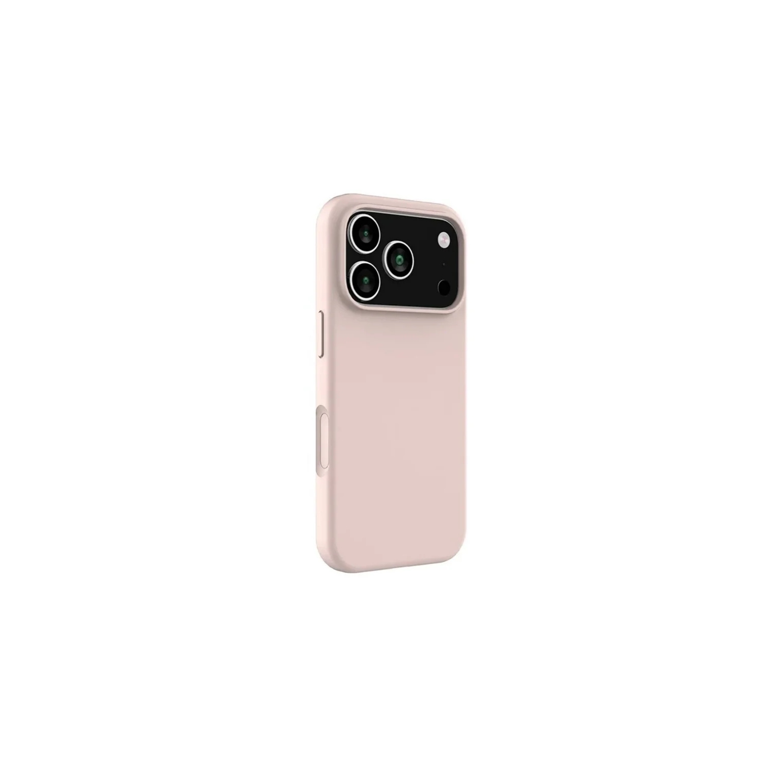 [CS] Slim Soft Liquid Silicone Gel Rubber Case Back Cover for iPhone 17 Pro Max, Rose Gold