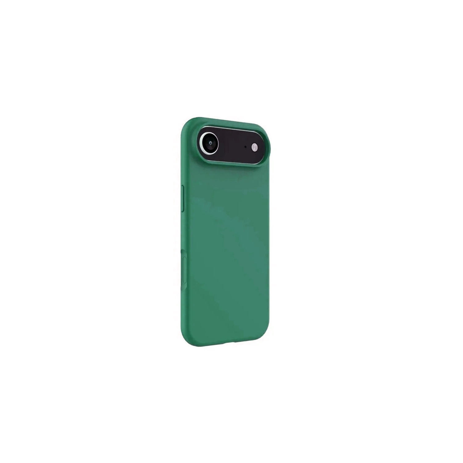 [CS] Slim Soft Liquid Silicone Gel Rubber Case Back Cover for iPhone 17 Air, Midnight Green